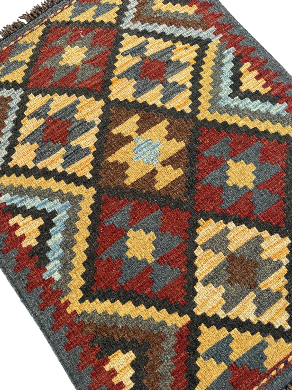 Handmade Afghan Kilim Rug 86 CM x 68 CM Sk#1472
