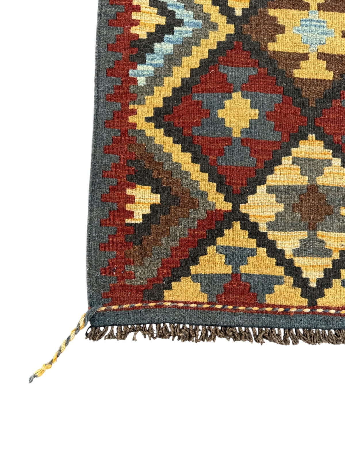 Handmade Afghan Kilim Rug 86 CM x 68 CM Sk#1472