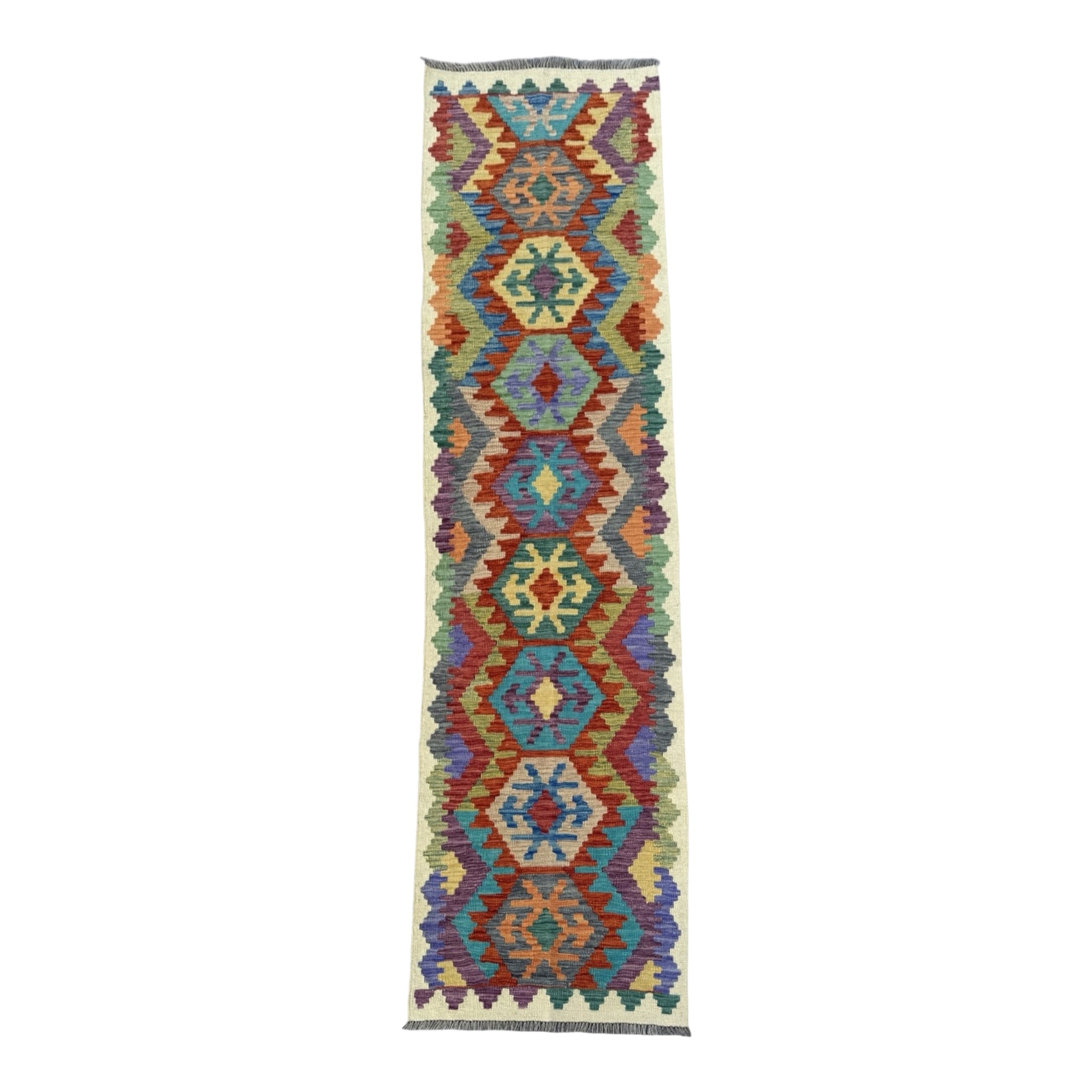 Handmade Kilim Long Hallway Rug 288 cm x 84 cm Sk#SK#1409