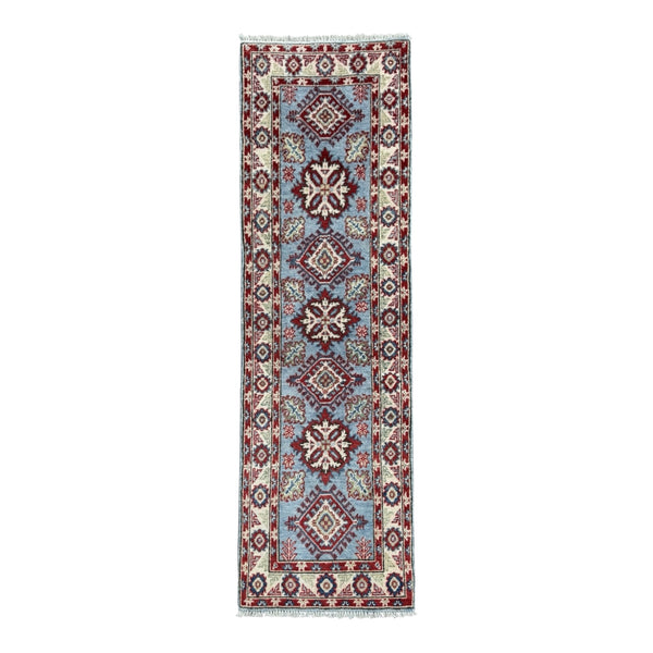 Handmade Afghan Kazak Hallway Runner Rug 165 CM x 57 CM SK#1505