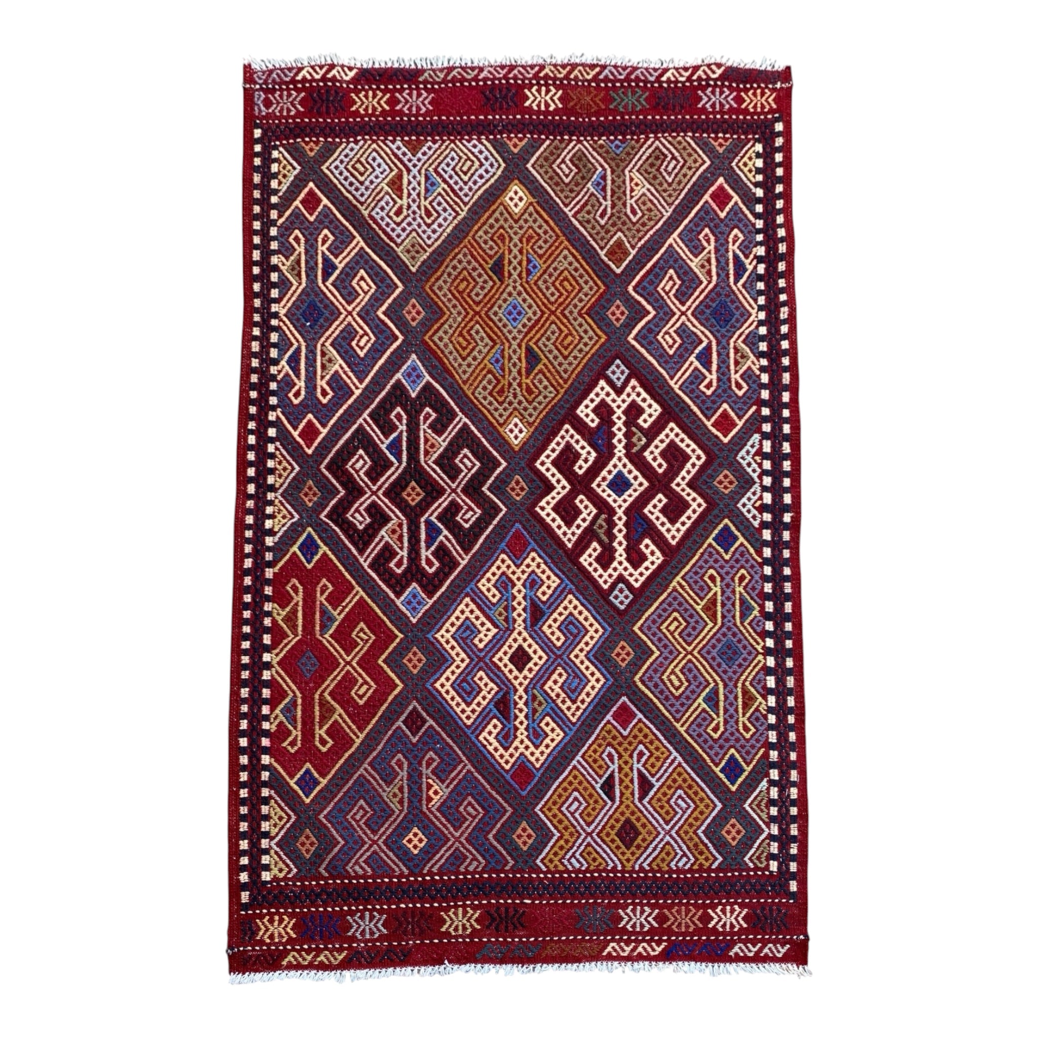 Handmade Afghan Kuchi Design Kilim Rug 151 CM x 100 CM SK#279