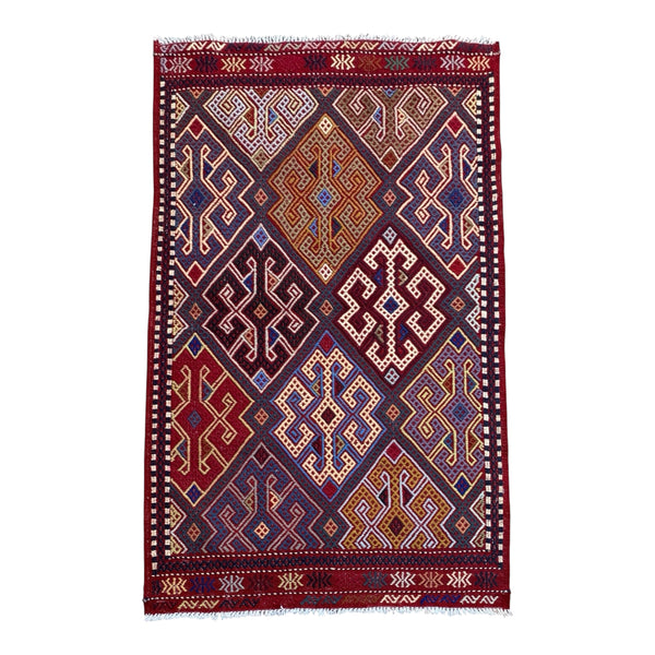 Handmade Afghan Kuchi Design Kilim Rug 151 CM x 100 CM SK#279