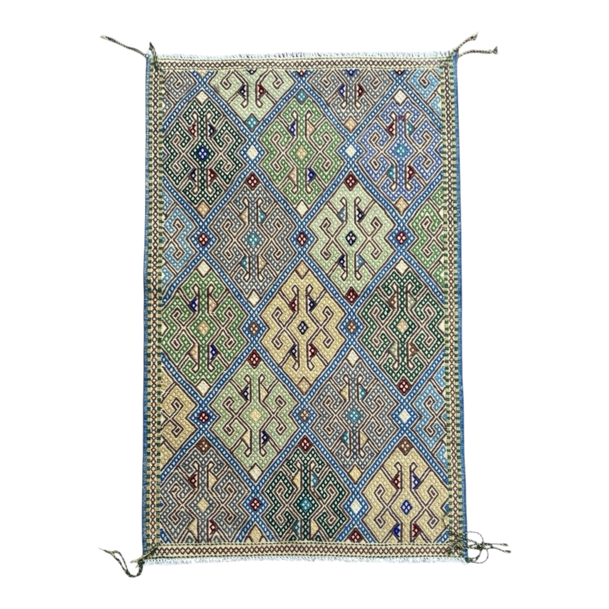 Handmade Afghan Kuchi Design Kilim Rug 150 CM x 100 CM SK#272