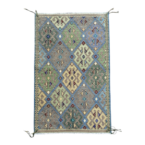Handmade Afghan Kuchi Design Kilim Rug 150 CM x 100 CM SK#272