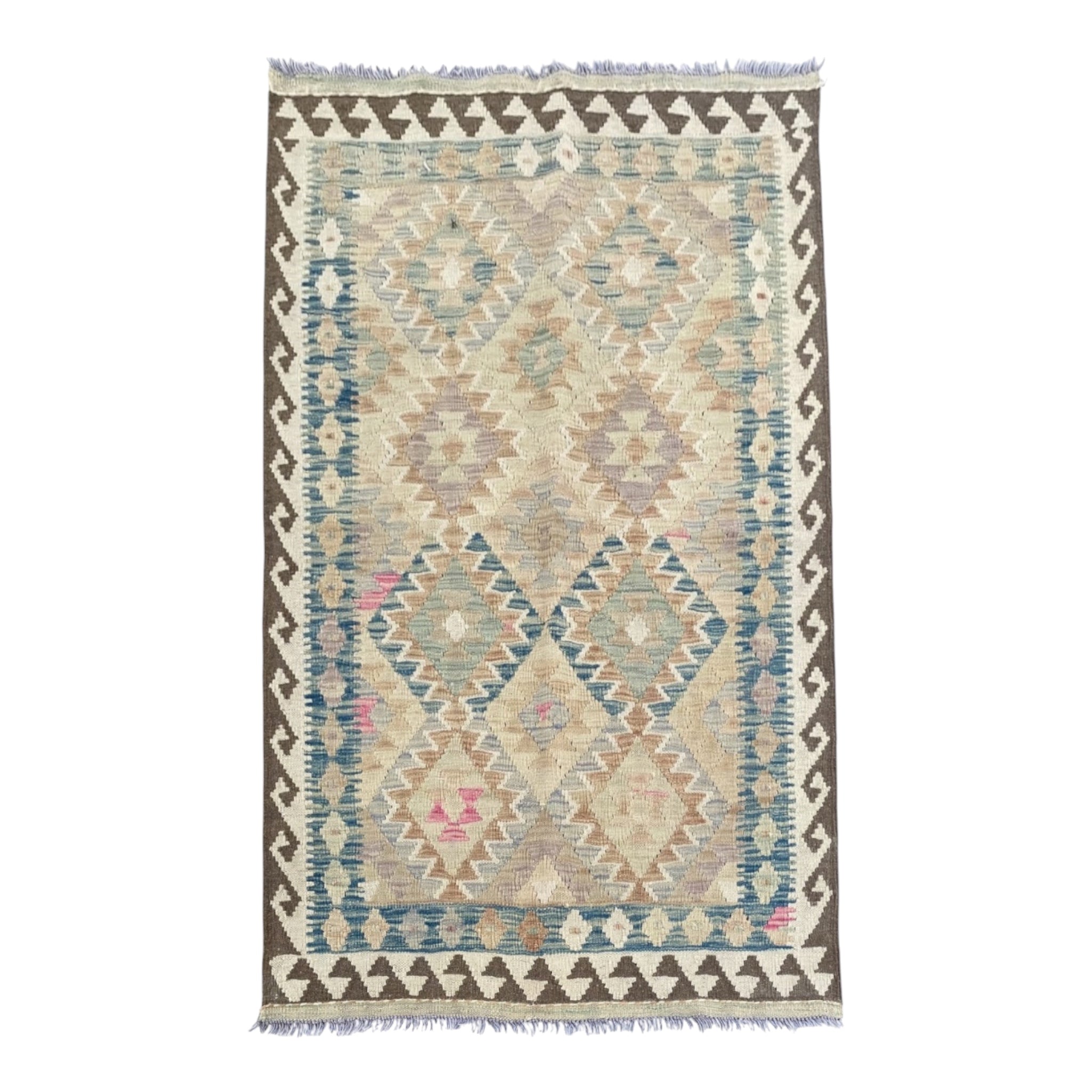 Handmade Afghan Chobi Kilim Rug 157 CM x  103 CM SK#1295
