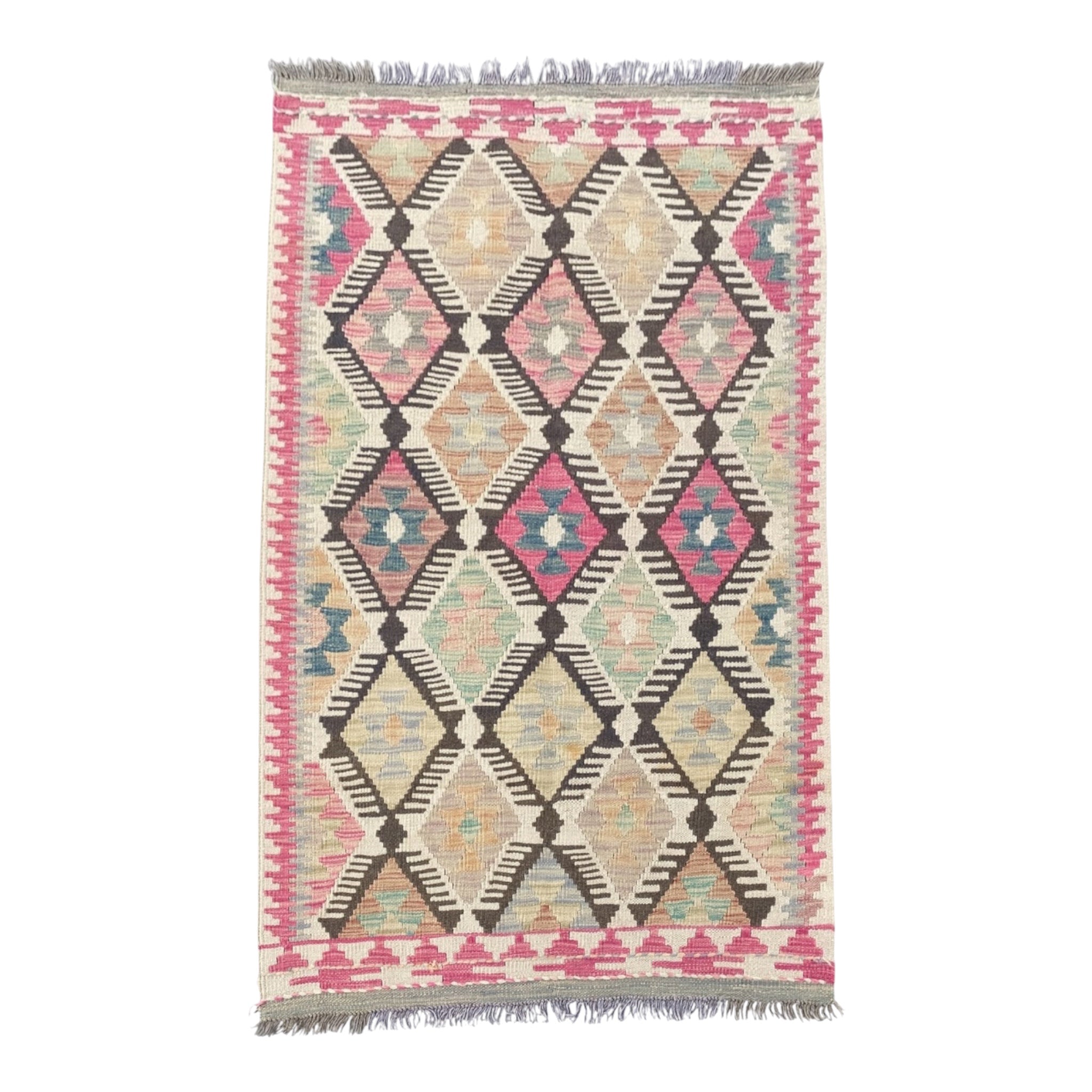 Handmade Afghan Chobi Kilim Rug 146 CM x 95 CM SK#1290