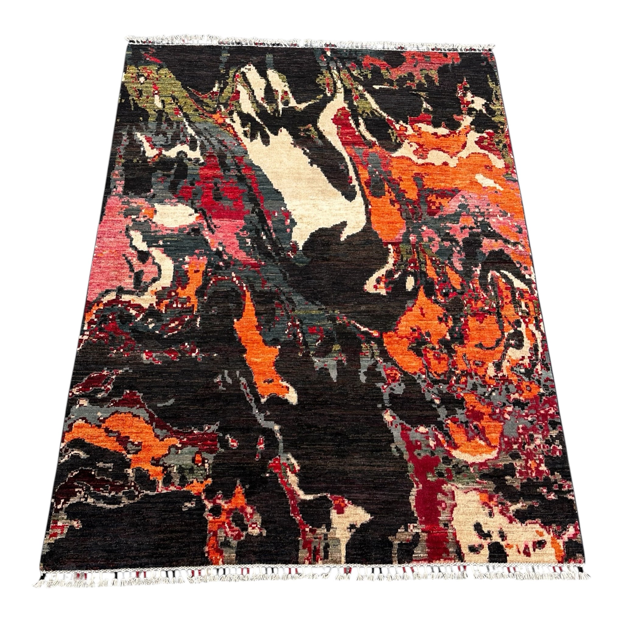Handmade Ember Abstract Modern Wool Rug,  235 CM x 175 CM