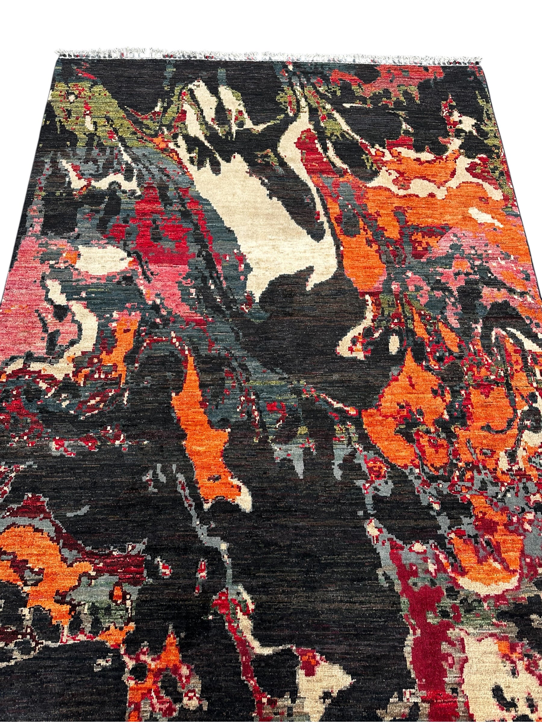 Handmade Ember Abstract Modern Wool Rug,  235 CM x 175 CM