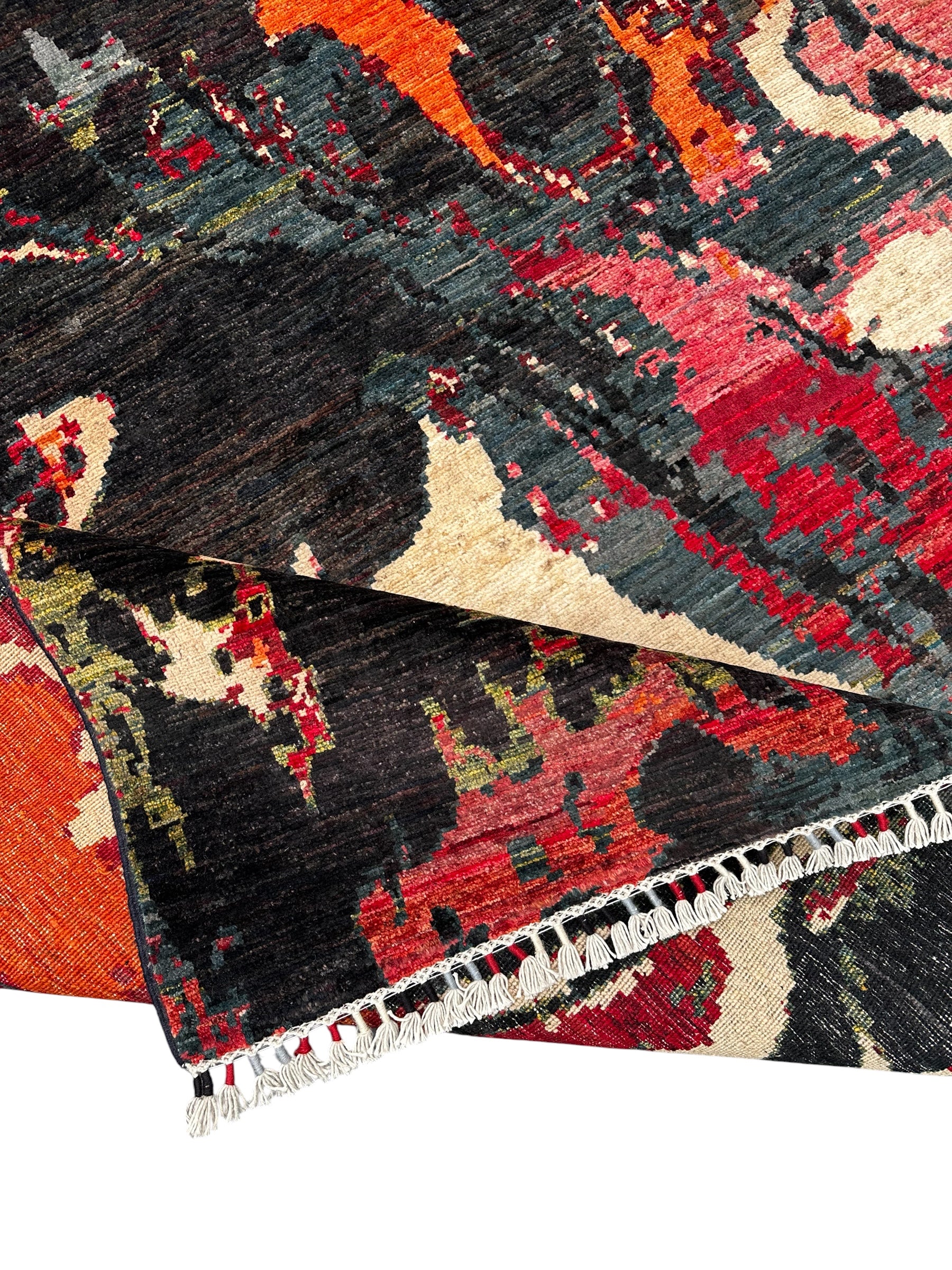 Handmade Ember Abstract Modern Wool Rug,  235 CM x 175 CM