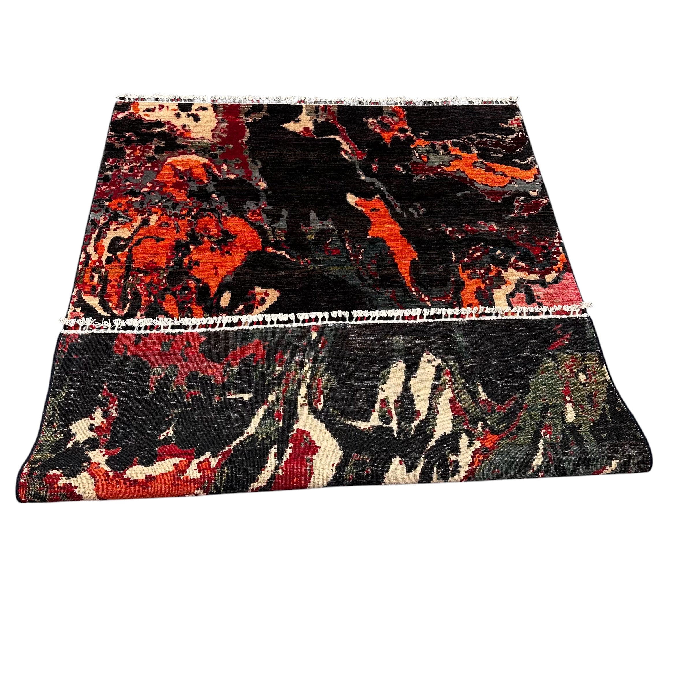 Handmade Ember Abstract Modern Wool Rug,  235 CM x 175 CM
