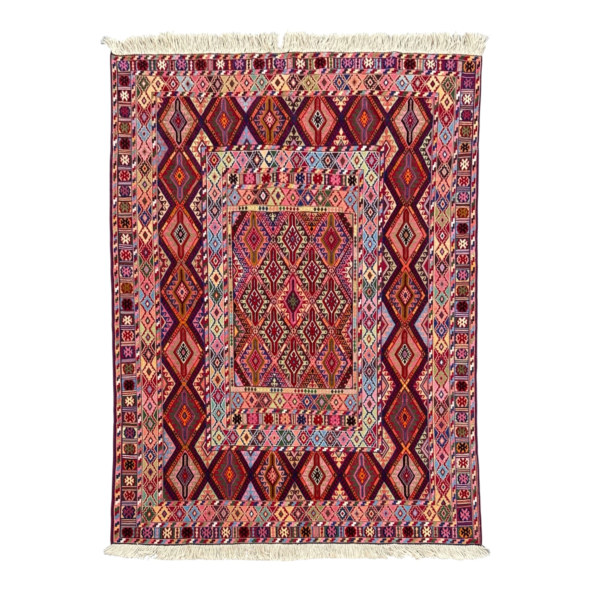 Handmade Fine Quality Meshwani Rug 193 CM x 147 CM  SK#2040