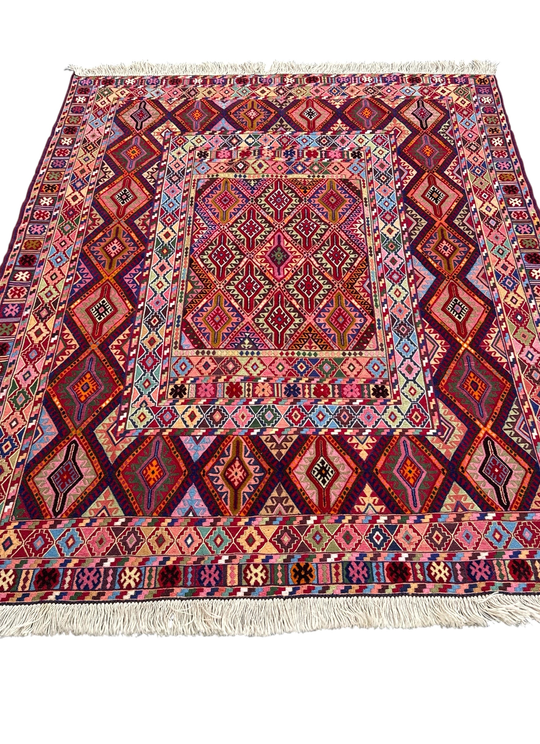 Handmade Fine Quality Meshwani Rug 193 CM x 147 CM  SK#2040