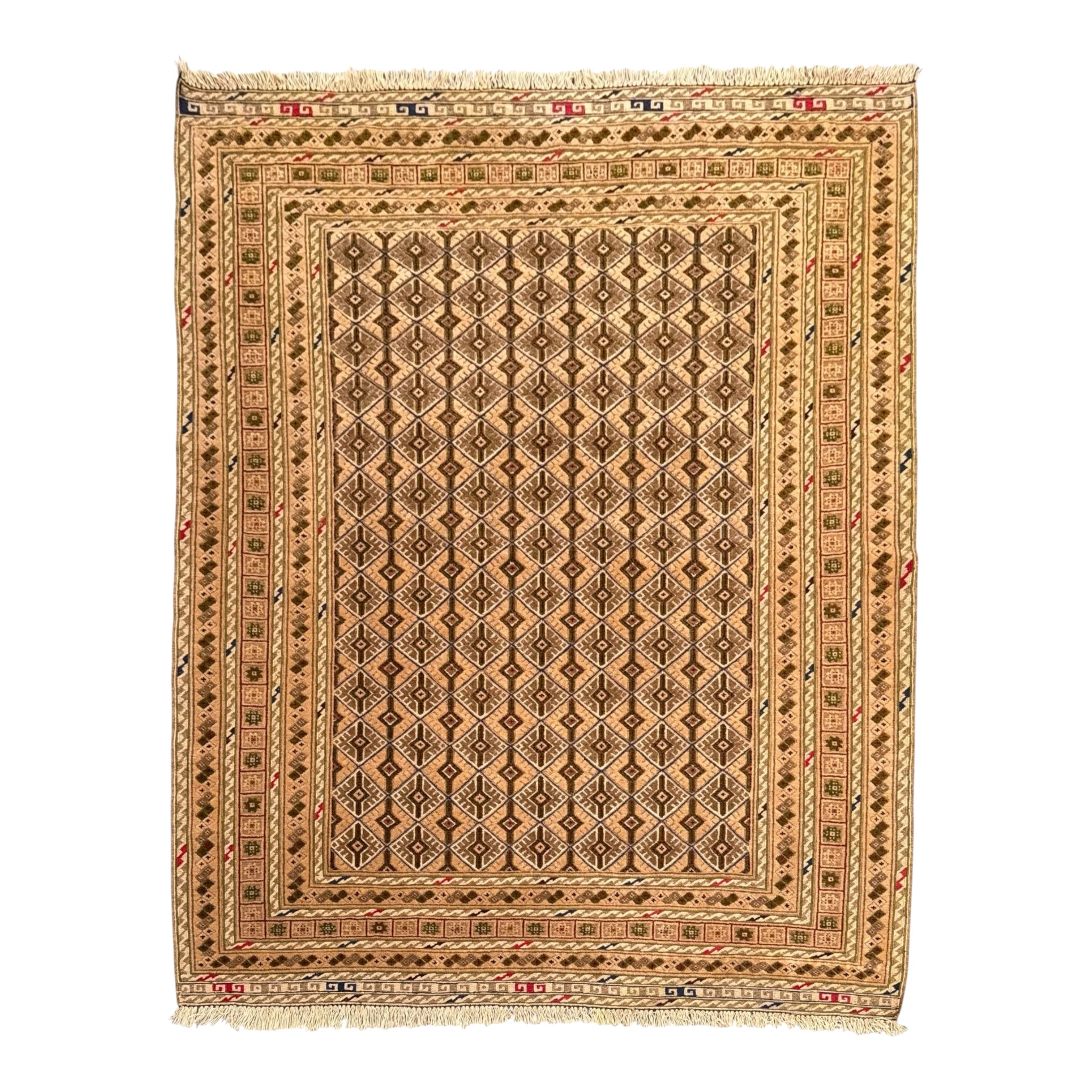 Handmade Afghan Meshwani Rug 180 CM x 153 CM  SK#2039