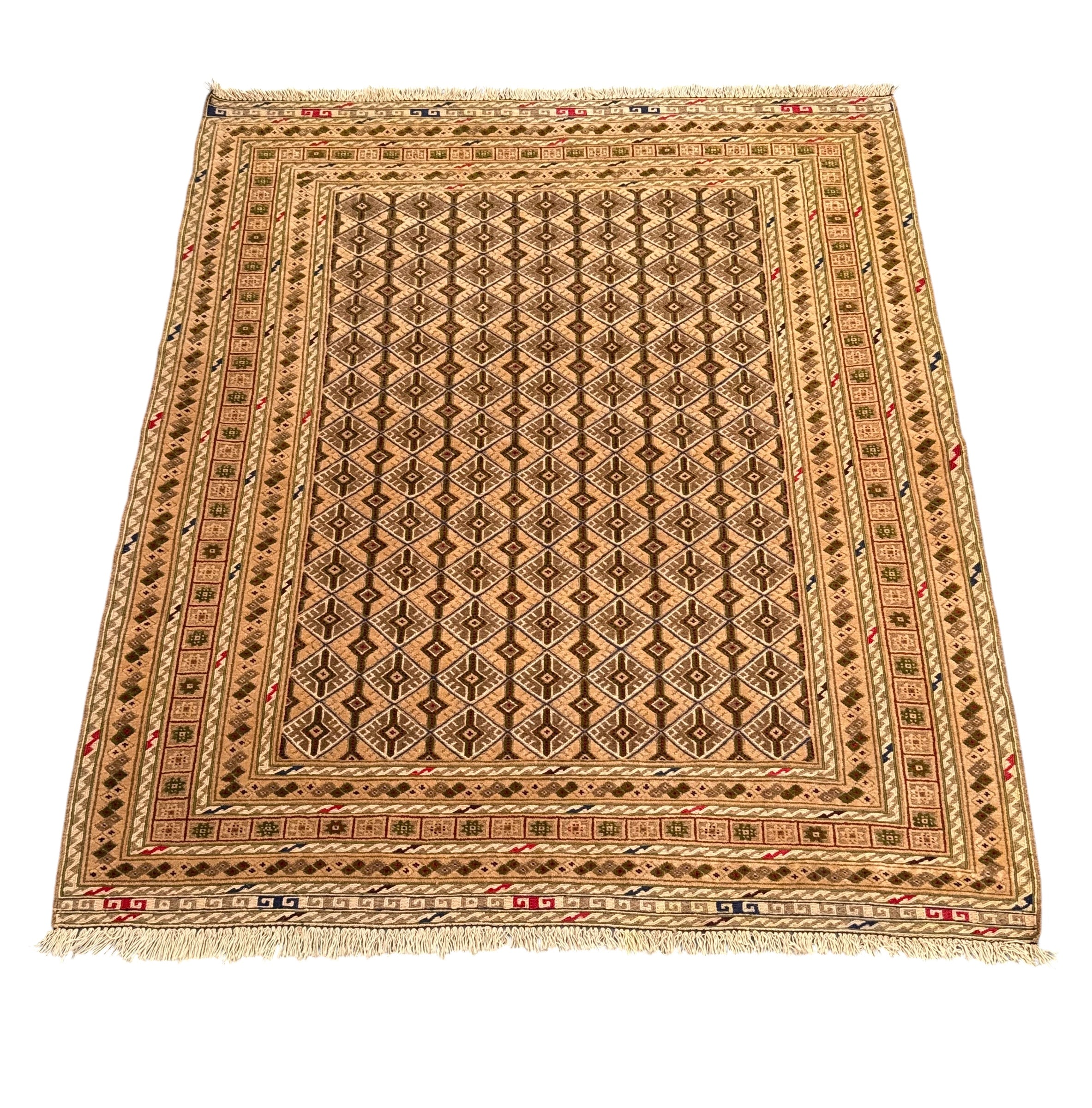 Handmade Afghan Meshwani Rug 180 CM x 153 CM  SK#2039
