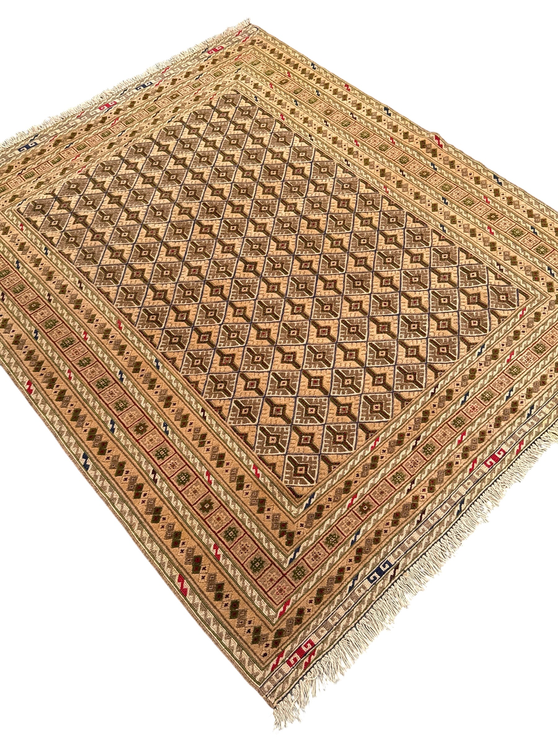 Handmade Afghan Meshwani Rug 180 CM x 153 CM  SK#2039