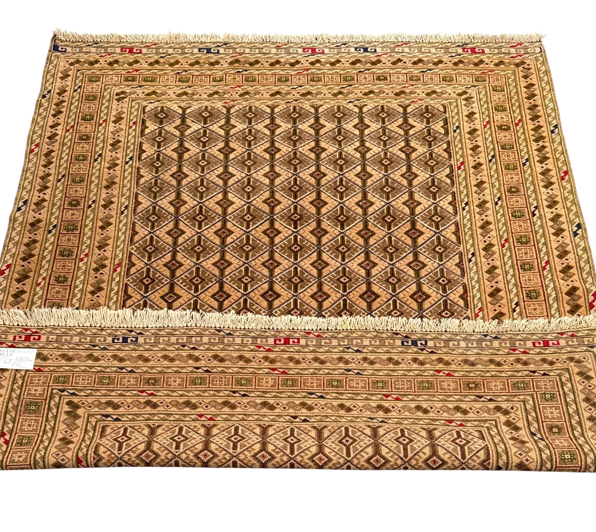 Handmade Afghan Meshwani Rug 180 CM x 153 CM  SK#2039
