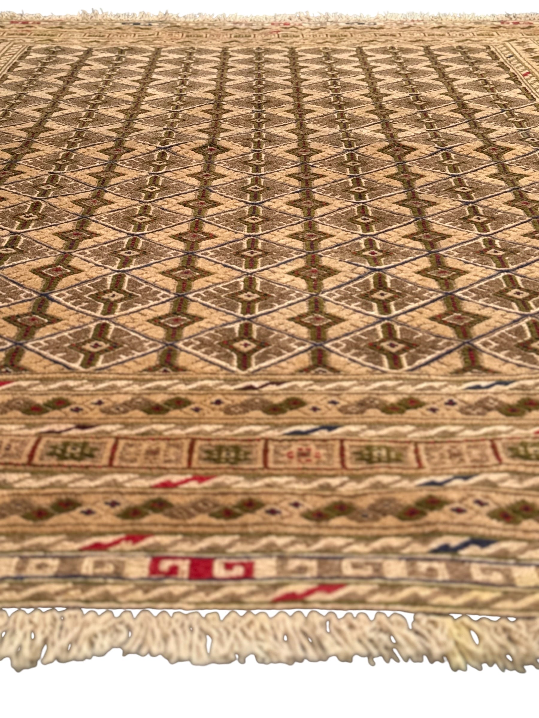 Handmade Afghan Meshwani Rug 180 CM x 153 CM  SK#2039