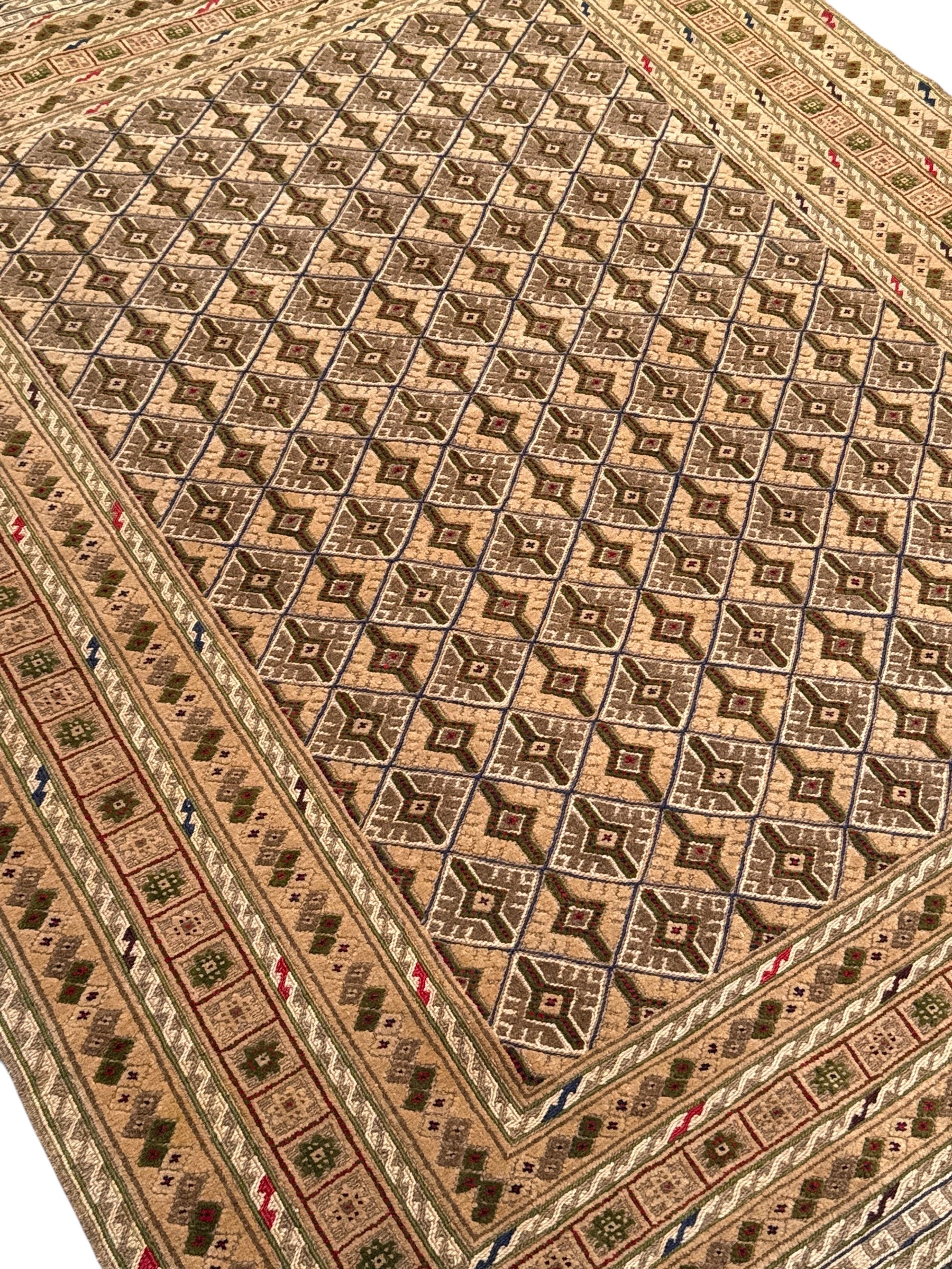 Handmade Afghan Meshwani Rug 180 CM x 153 CM  SK#2039