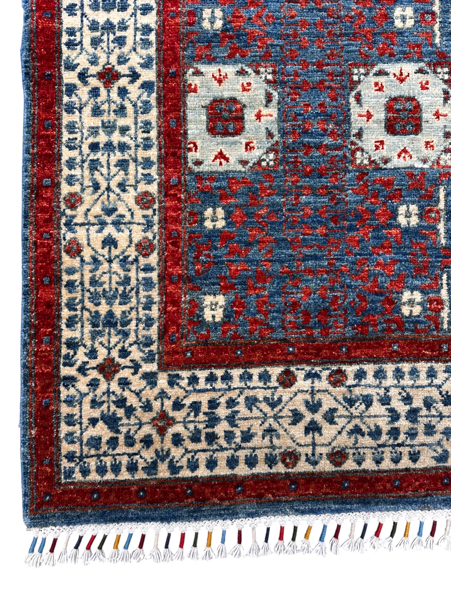 Hand-Knotted Chobi Wool Rug 204 CM  x 151 CM SK#2042