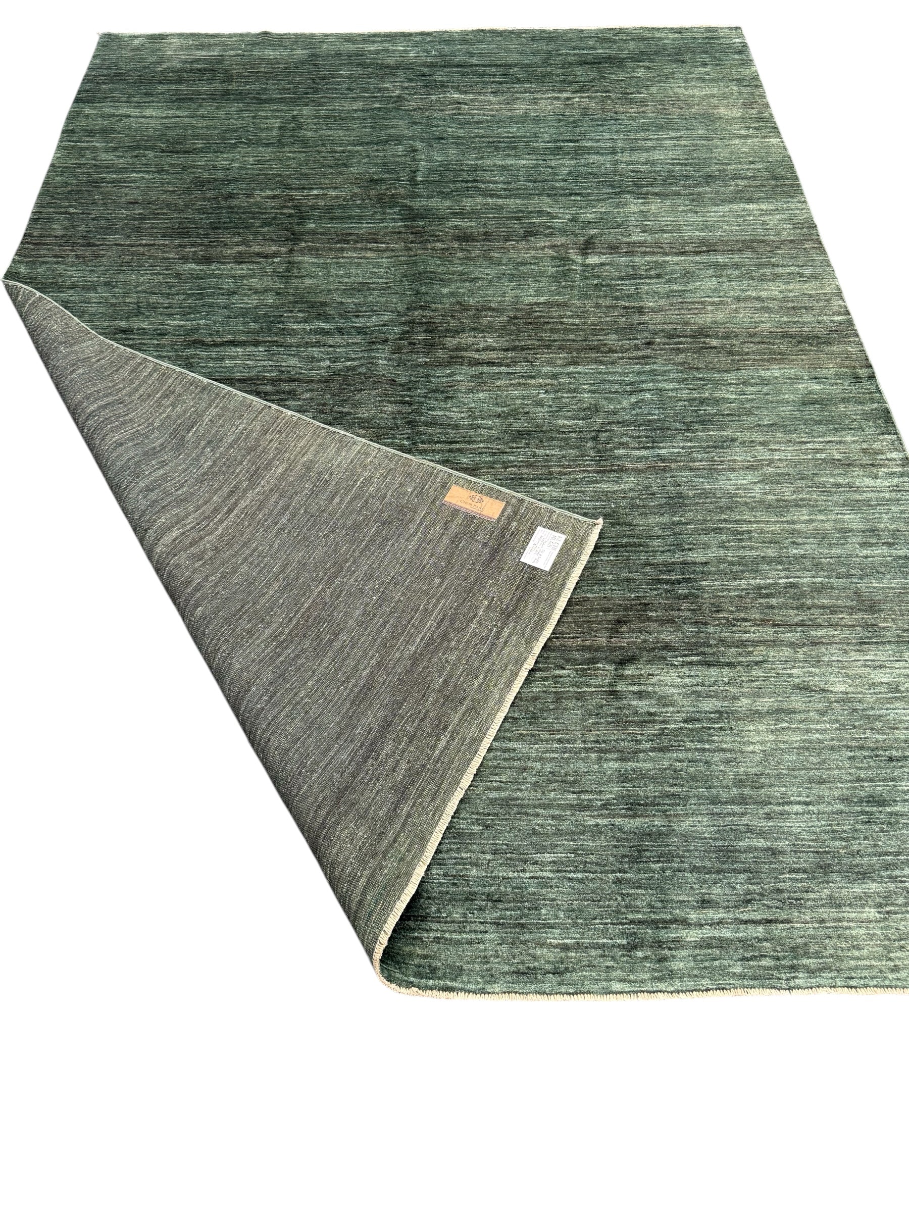 Handmade Green modern Rug, 285 CM x 205 CM