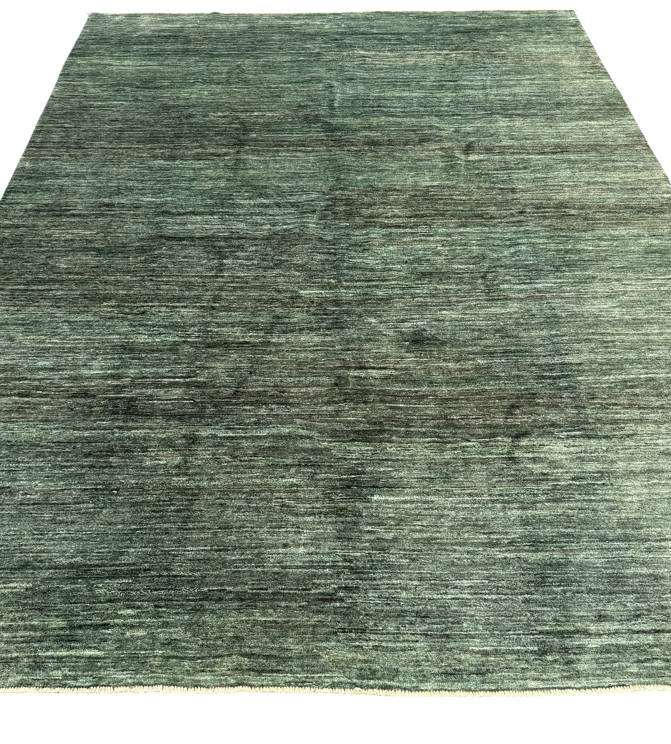 Handmade Green modern Rug, 285 CM x 205 CM