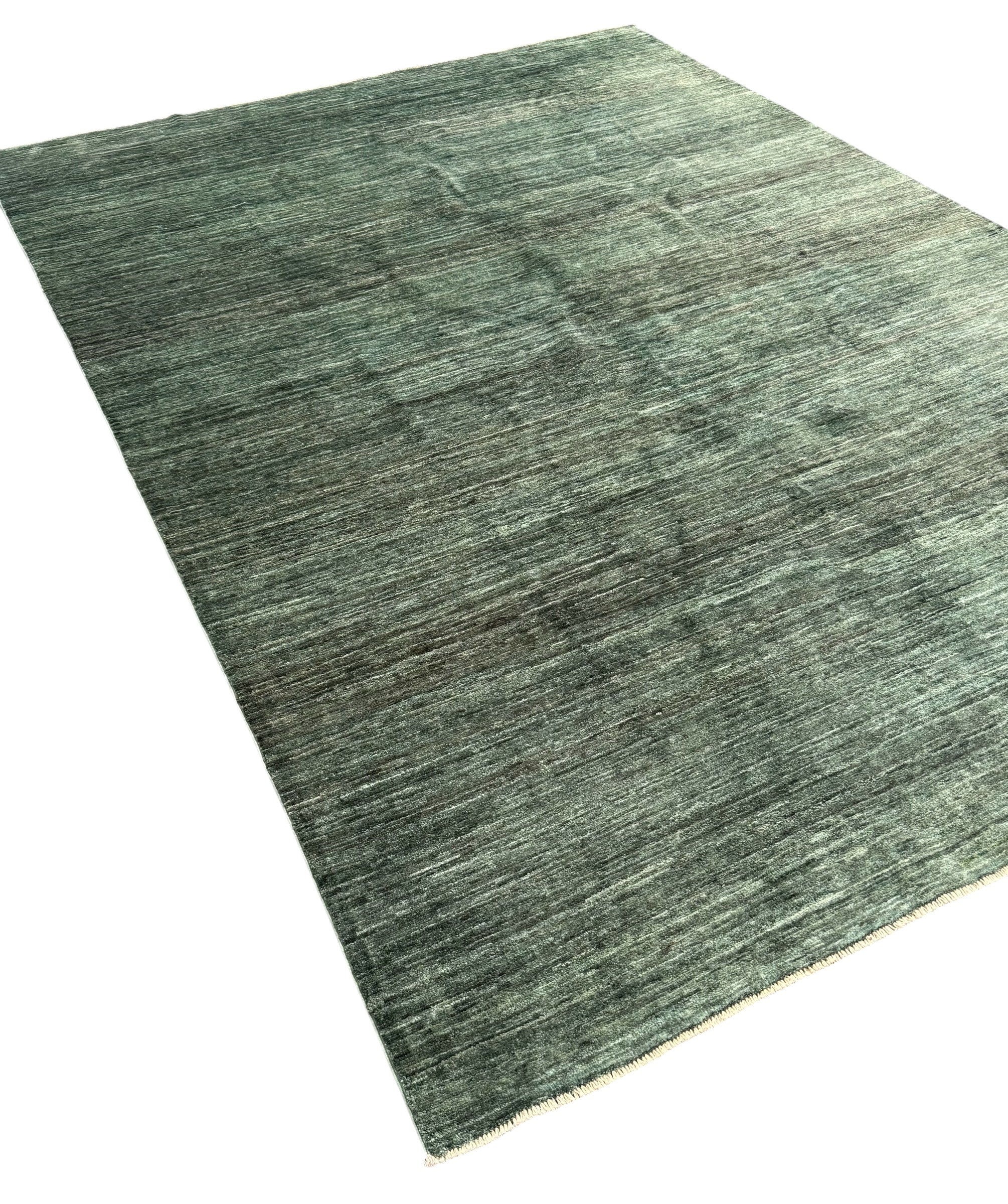Handmade Green modern Rug, 285 CM x 205 CM
