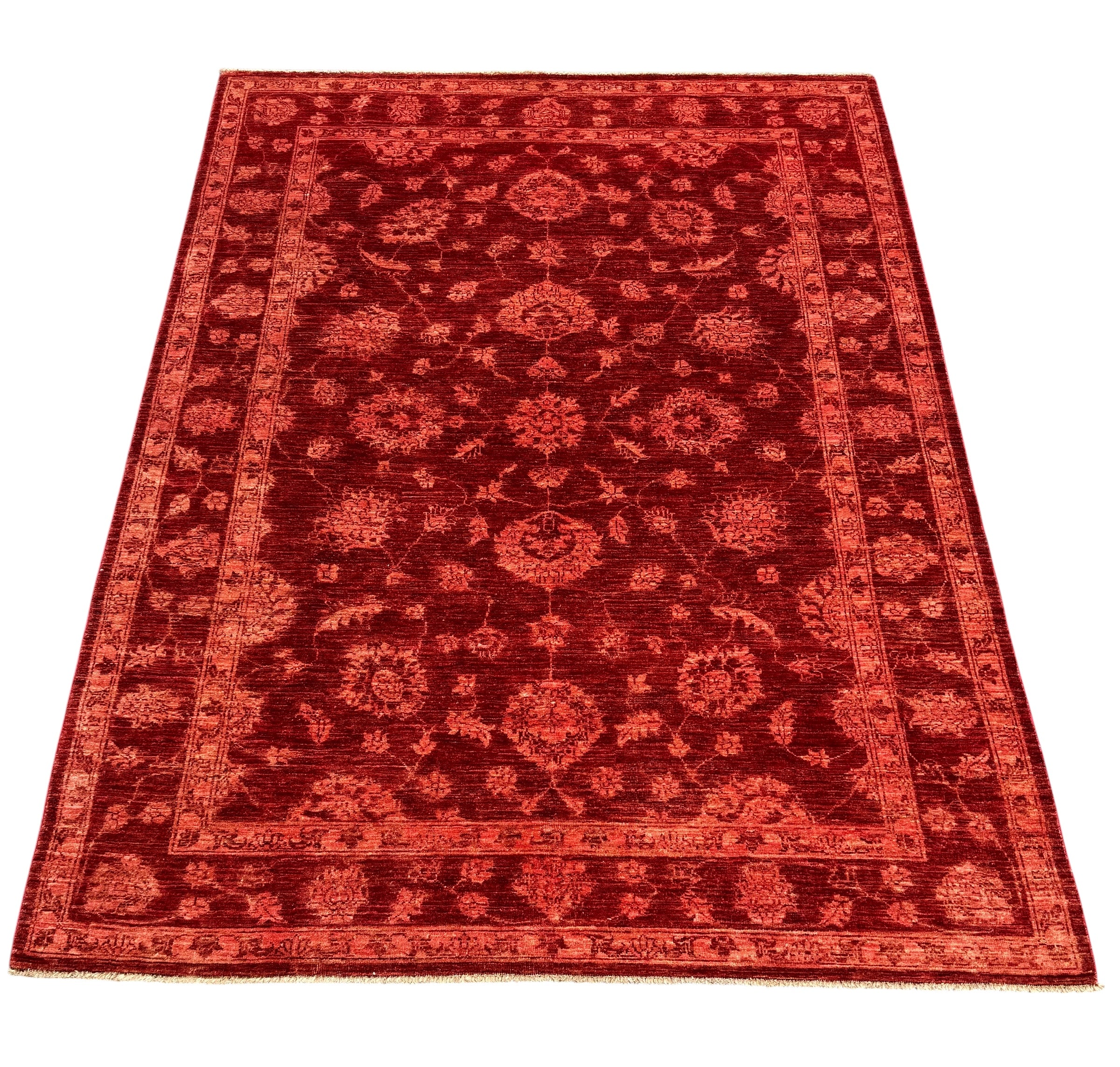 Hand-Knotted Chobi Wool Rug 235 CM  x 170 CM SK#2065