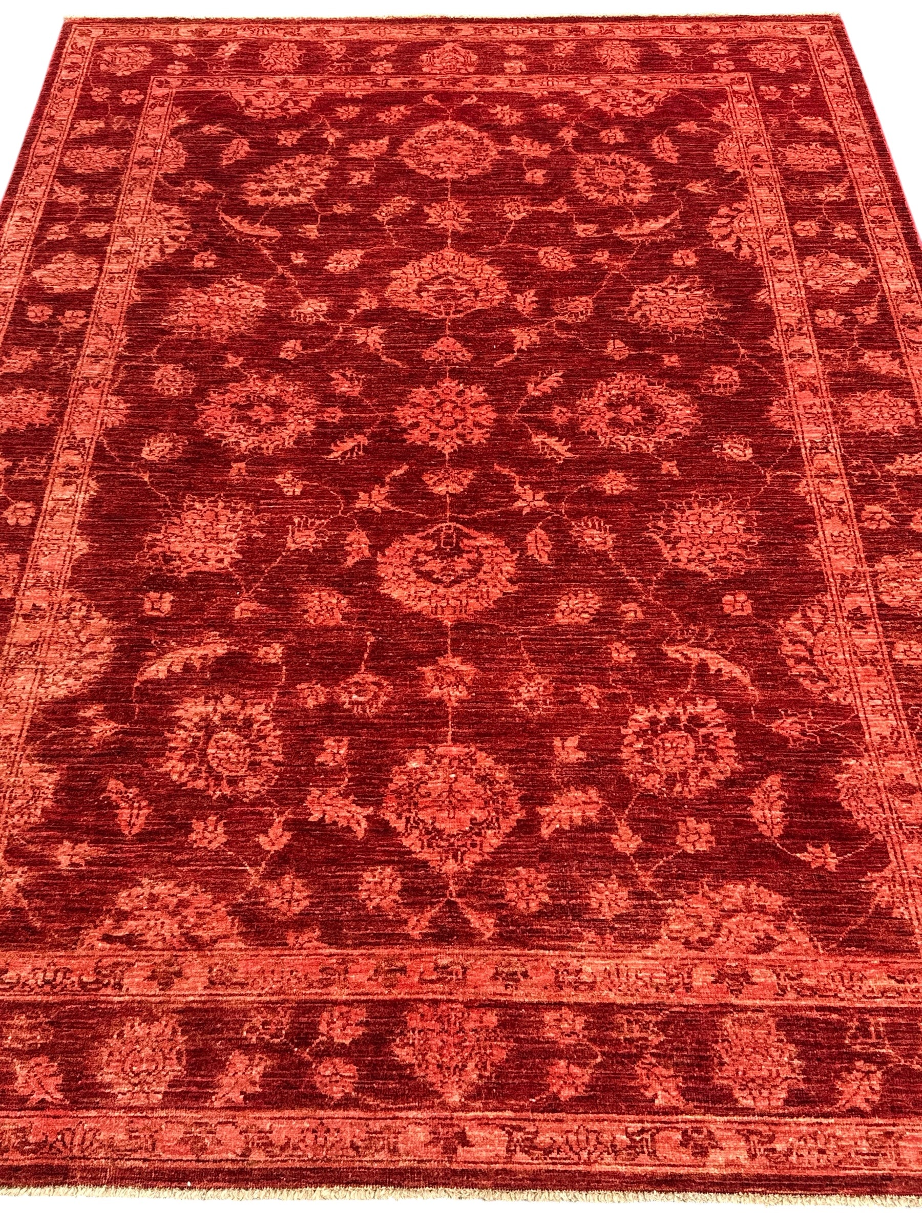 Hand-Knotted Chobi Wool Rug 235 CM  x 170 CM SK#2065