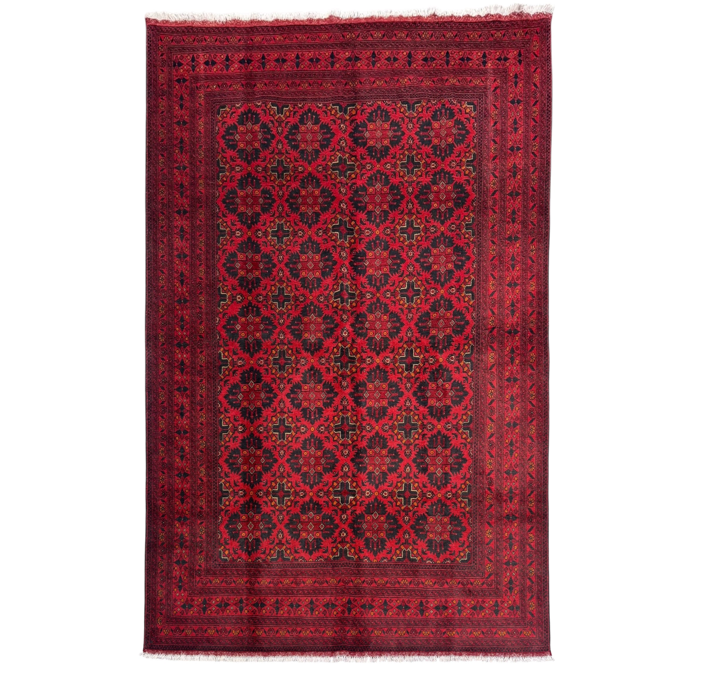 Handmade Afghan Traditional Khal Rug  300 CM x 200 CM SK#2070