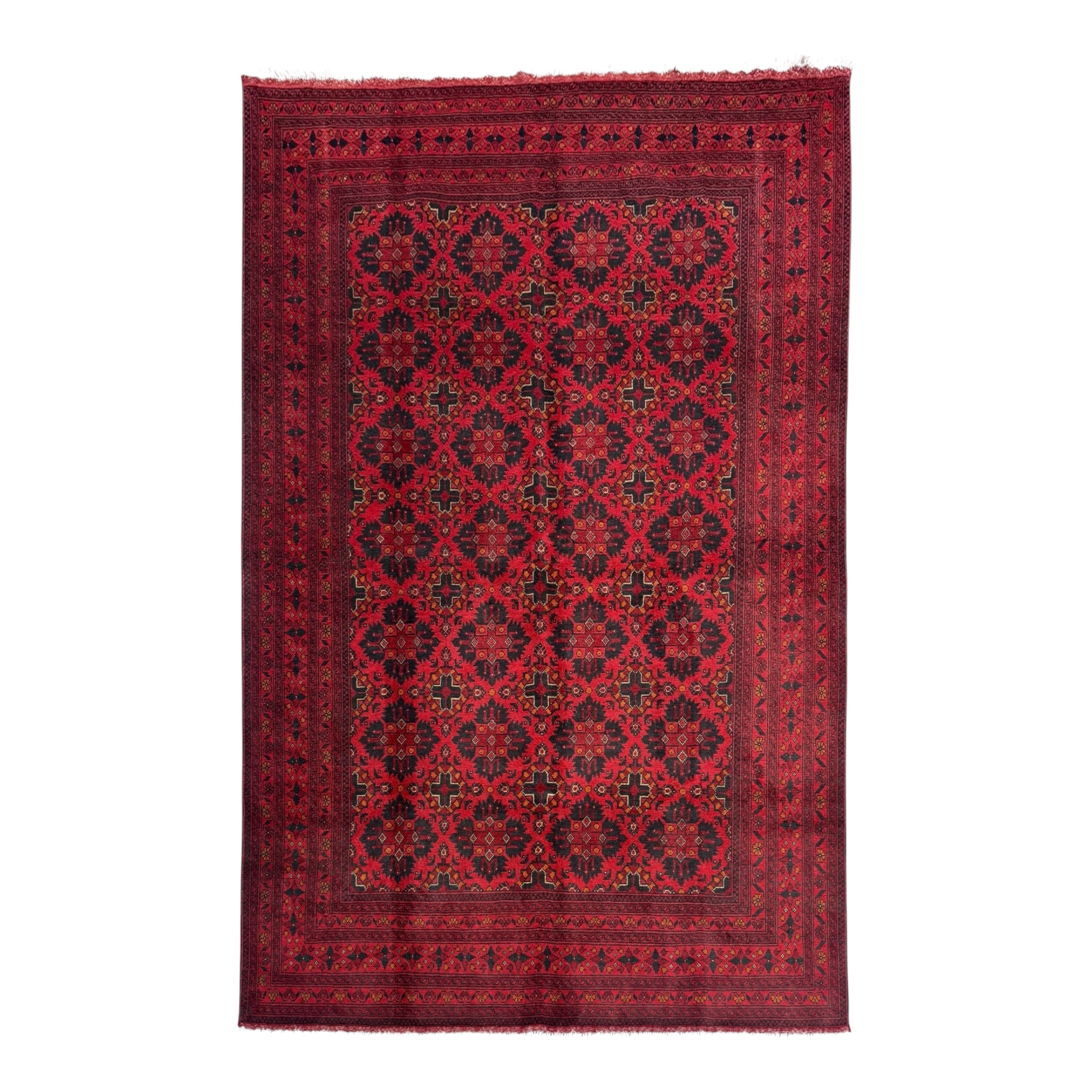Handmade Afghan Traditional Khal Rug  300 CM x 200 CM SK#2070