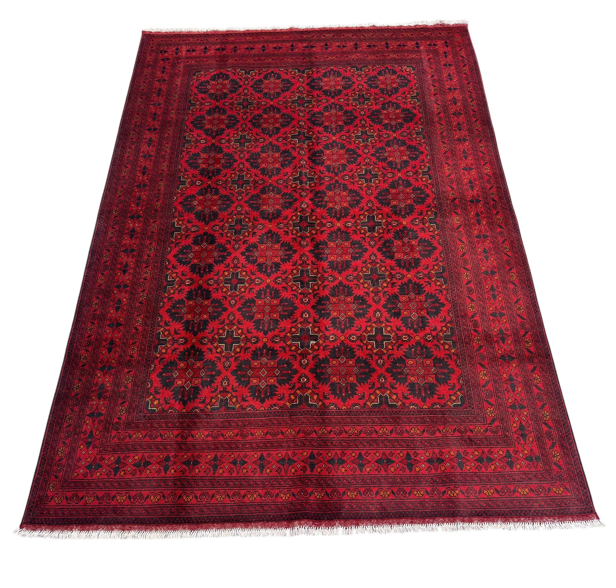 Handmade Afghan Traditional Khal Rug  300 CM x 200 CM SK#2070