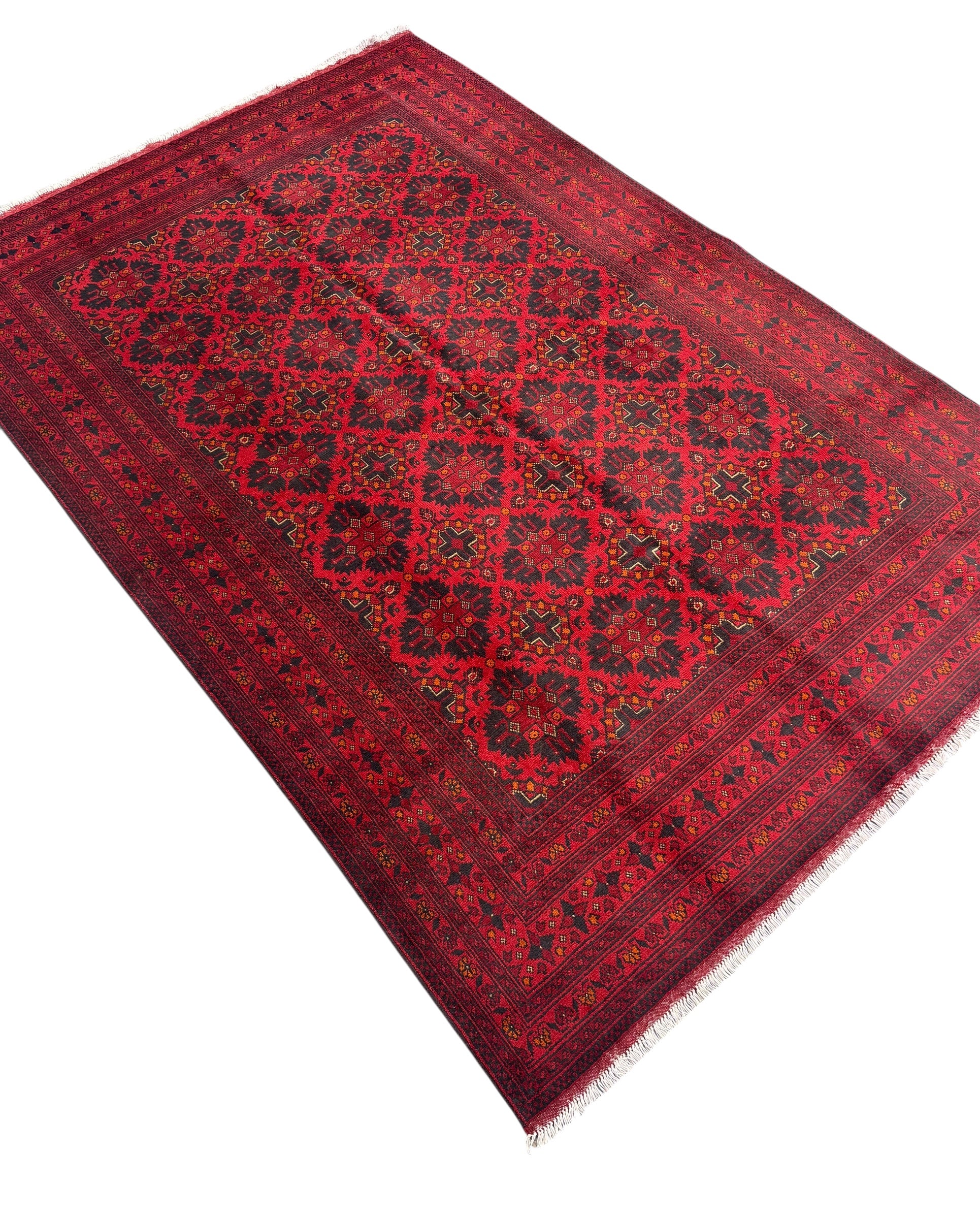 Handmade Afghan Traditional Khal Rug  300 CM x 200 CM SK#2070