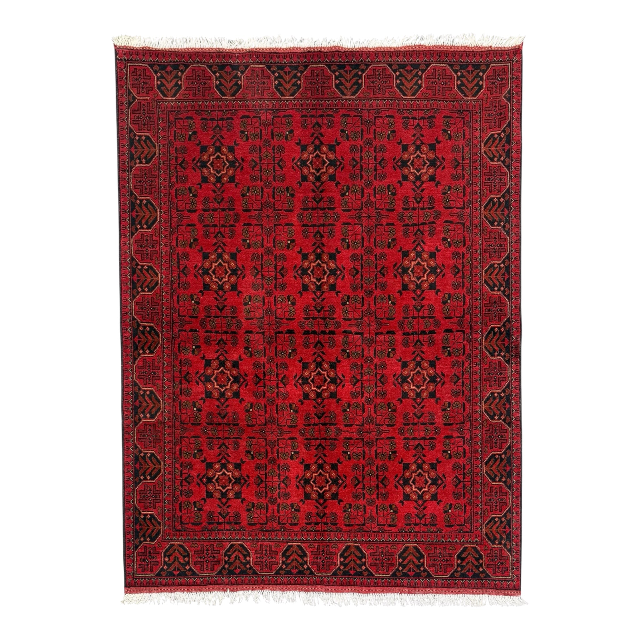 Handmade Afghan Traditional Khal Rug  200 CM x 150 CM SK#234
