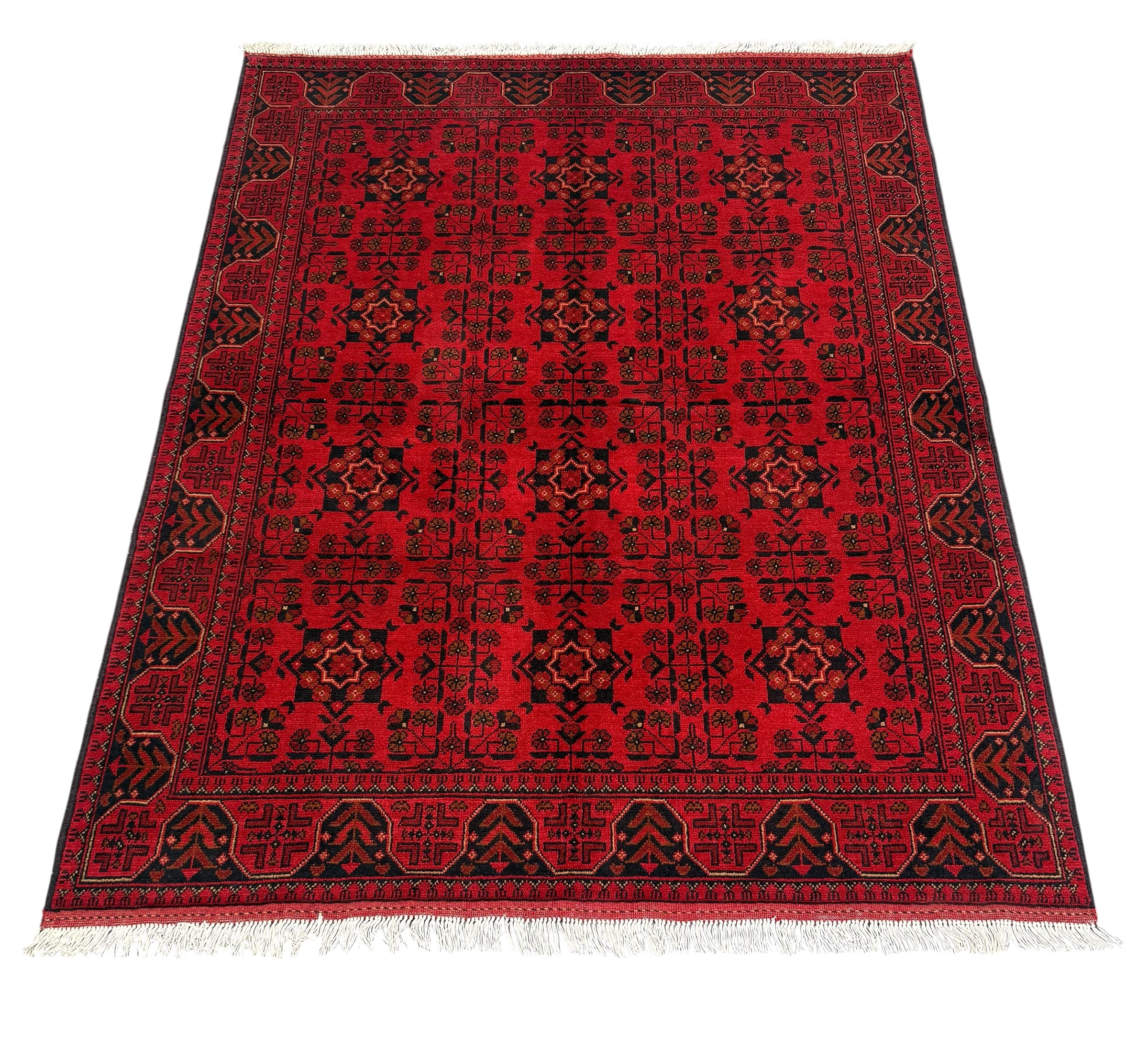 Handmade Afghan Traditional Khal Rug  200 CM x 150 CM SK#234