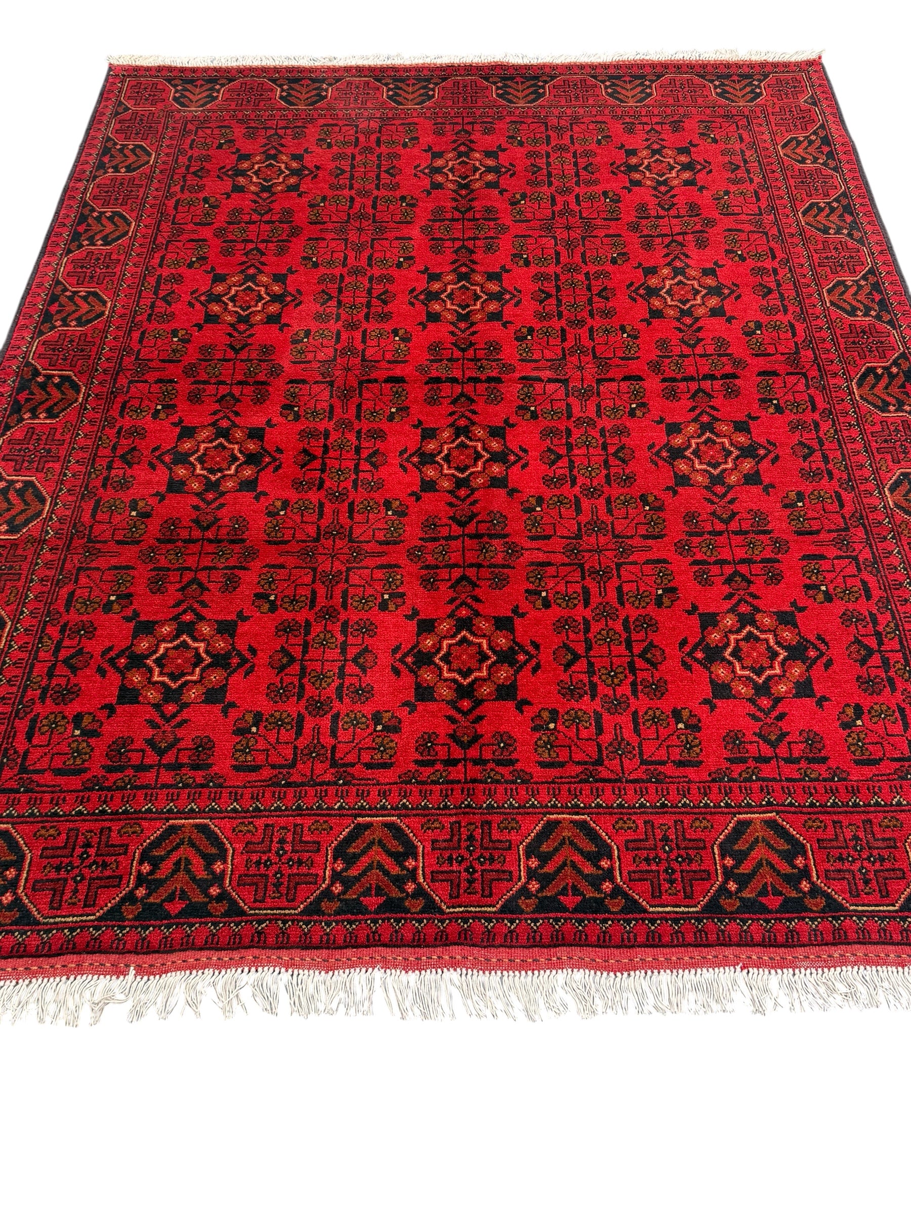 Handmade Afghan Traditional Khal Rug  200 CM x 150 CM SK#234
