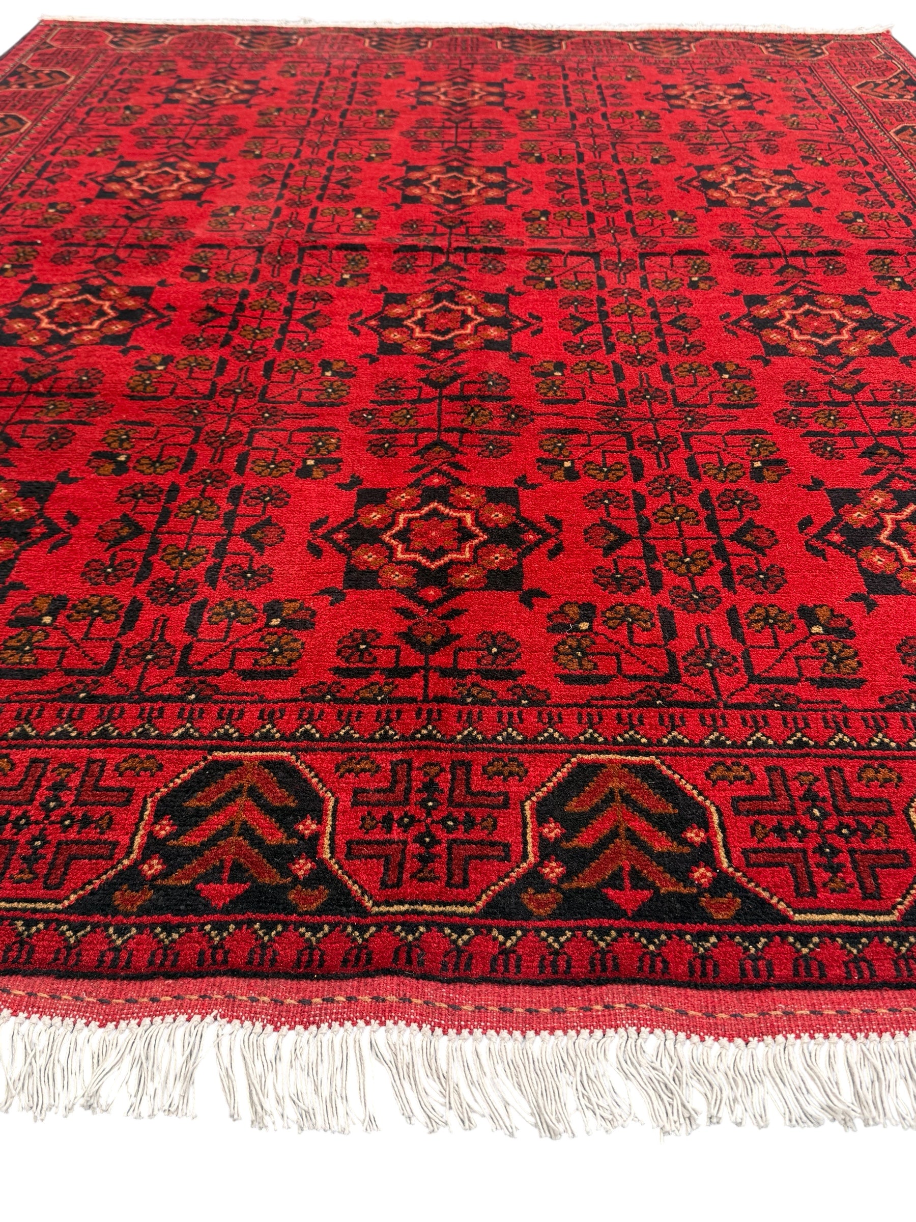 Handmade Afghan Traditional Khal Rug  200 CM x 150 CM SK#234