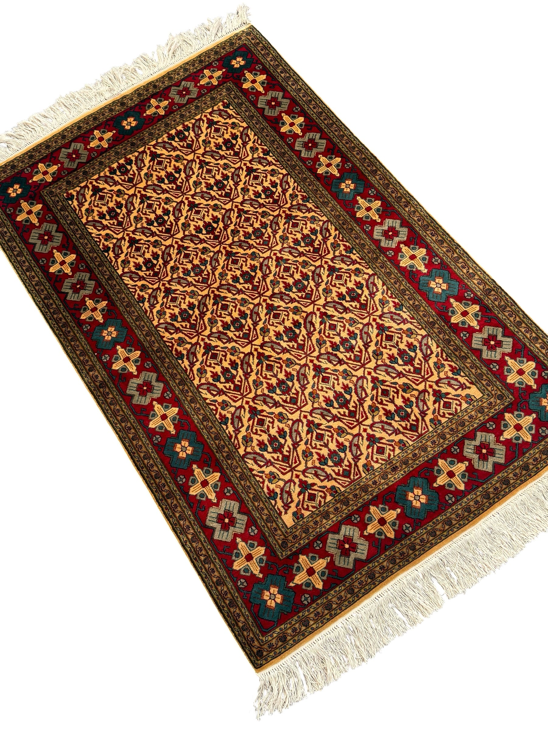 Hand Woven Kashmiri Silk Rug 120 CM x 80 CM SK#3000 (Copy)