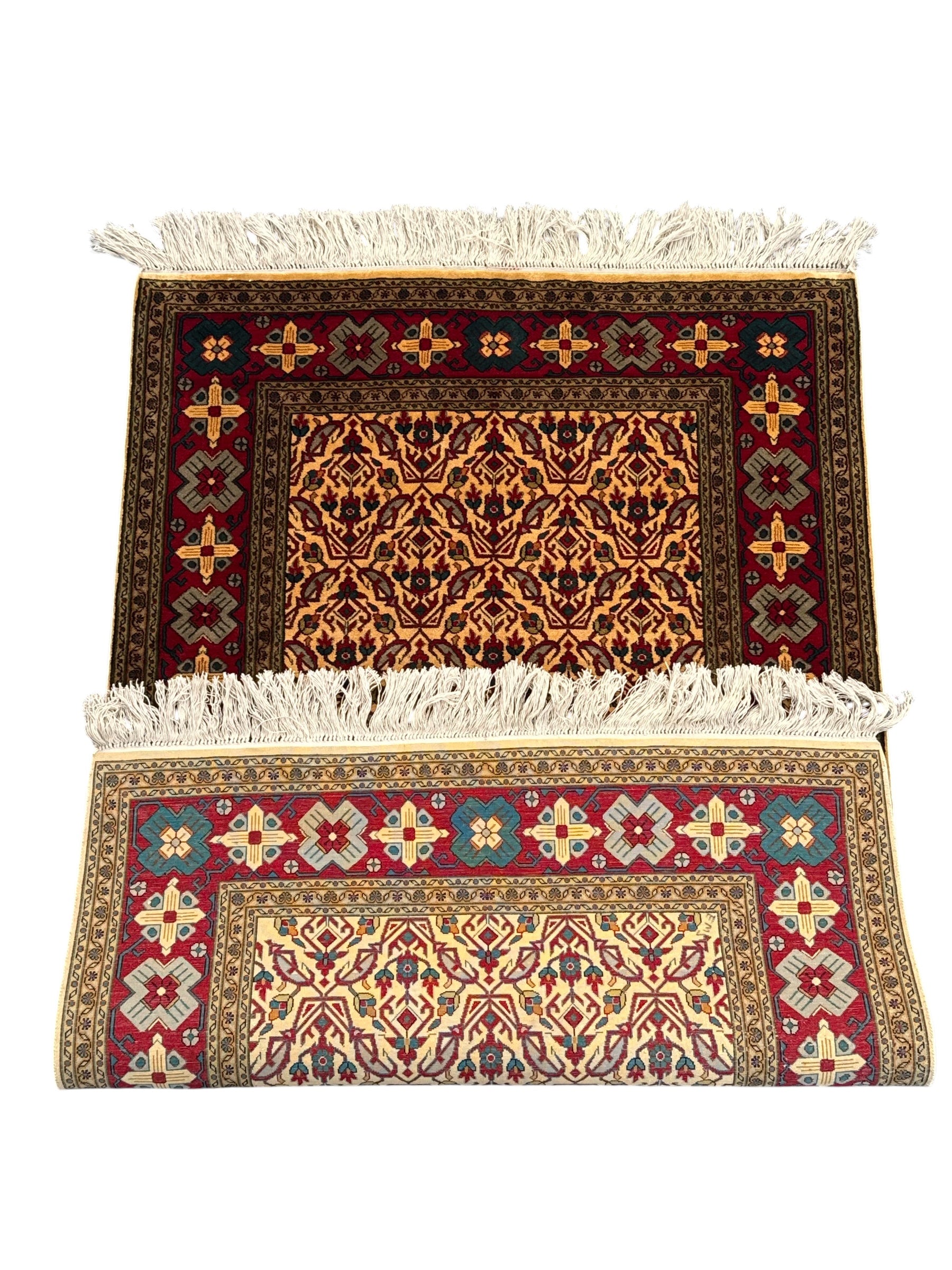 Hand Woven Kashmiri Silk Rug 120 CM x 80 CM SK#3000 (Copy)