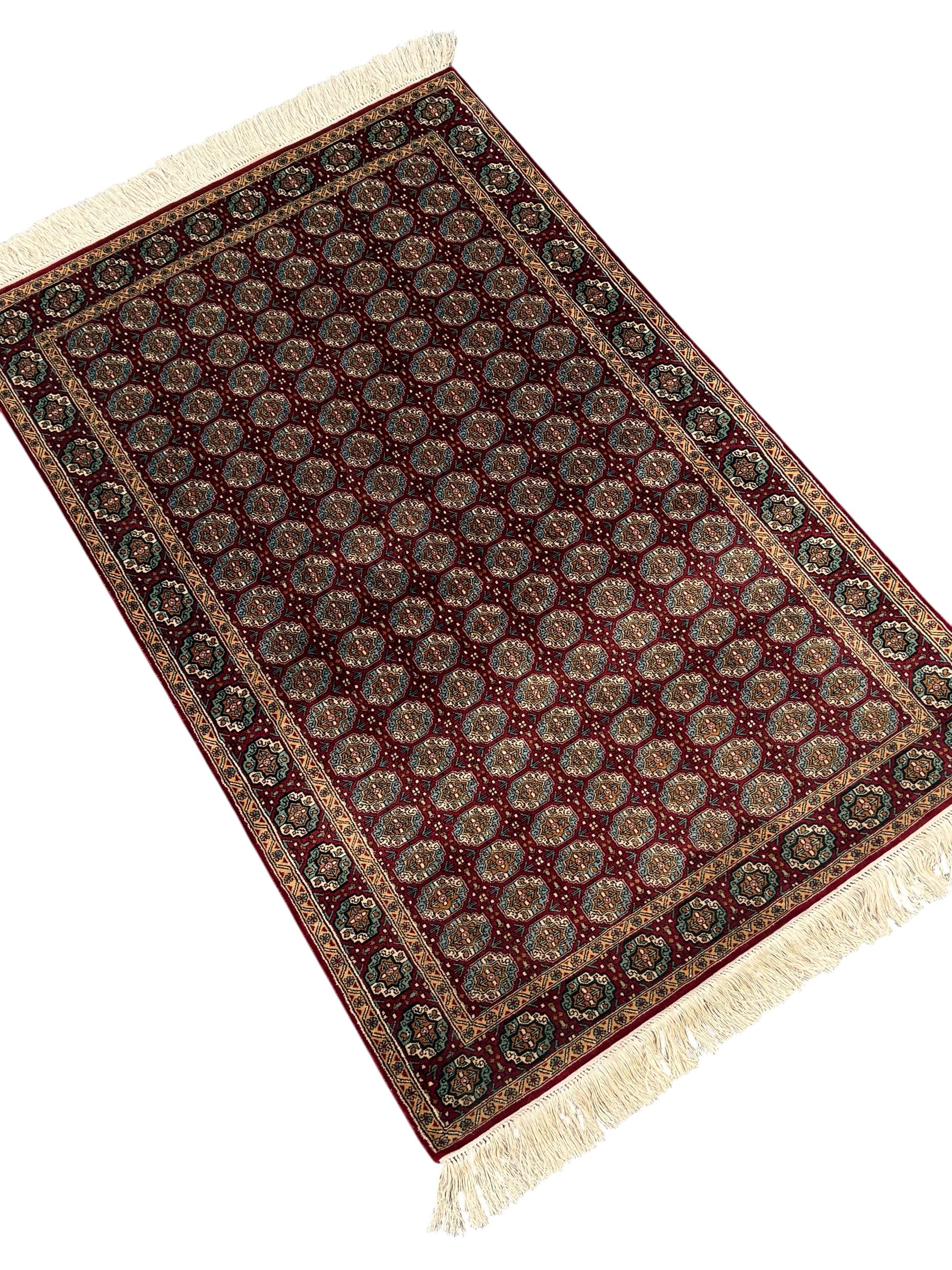 Hand Woven Kashmiri Silk Rug 120 CM x 80 CM SK#3000