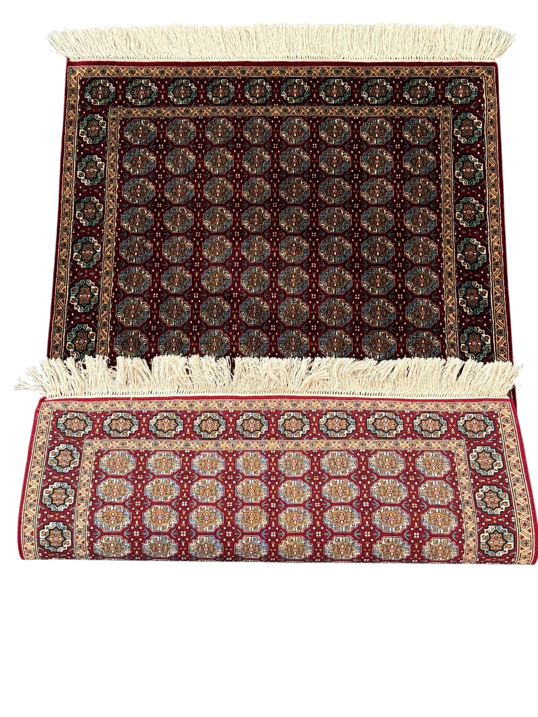 Hand Woven Kashmiri Silk Rug 120 CM x 80 CM SK#3000