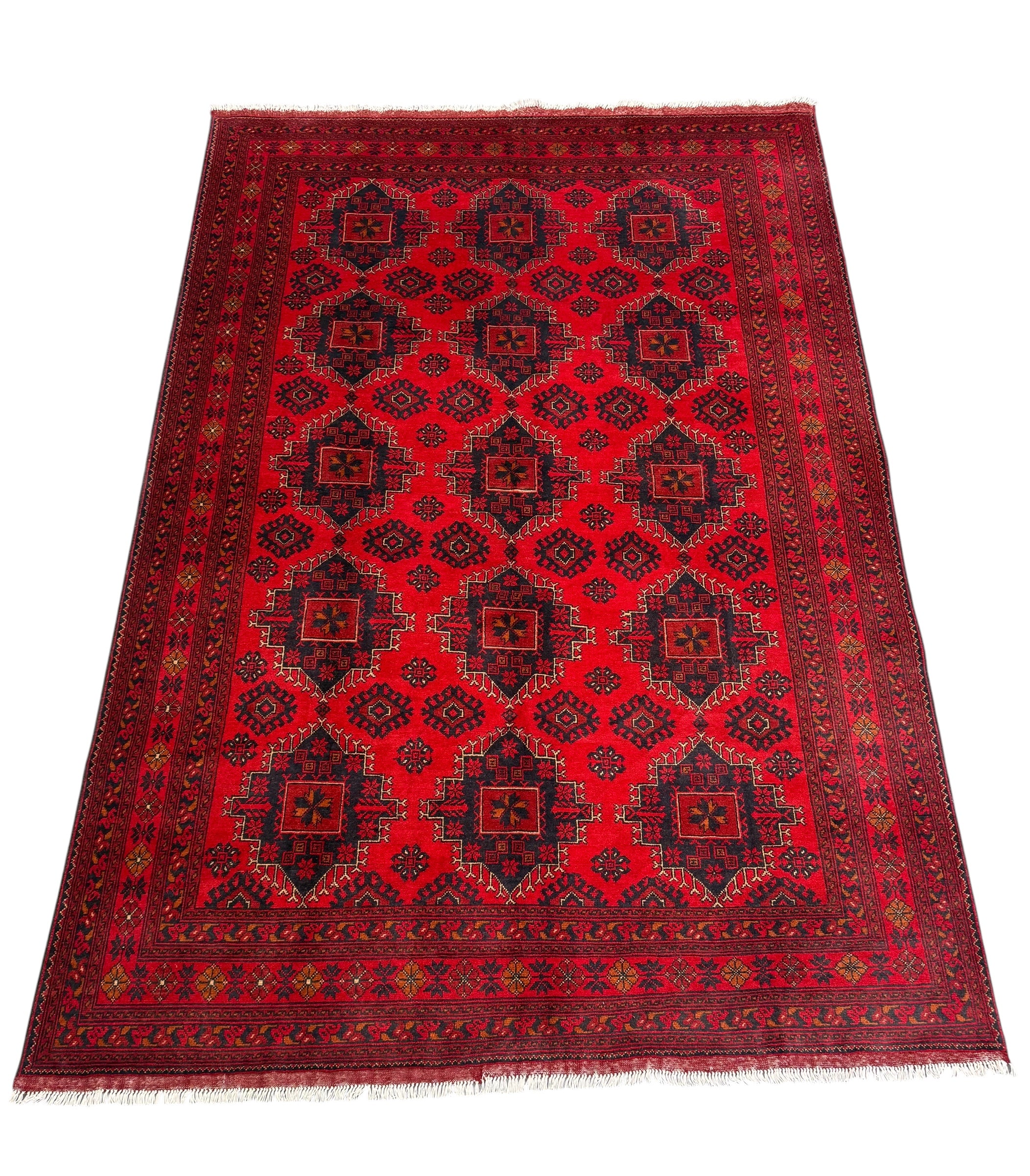 Handmade Afghan Traditional Khal Rug  300 CM x 200 CM Sk#2085