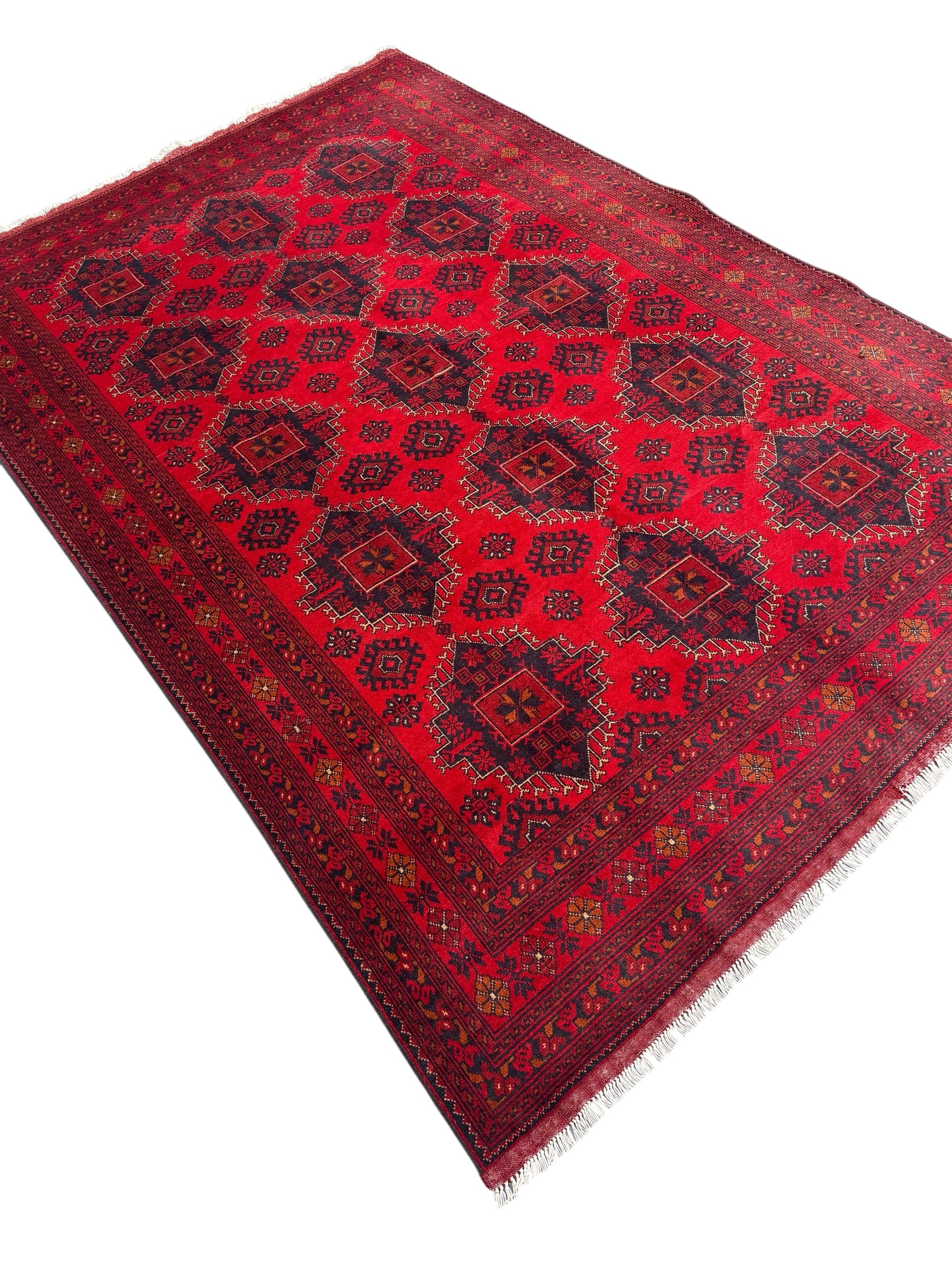 Handmade Afghan Traditional Khal Rug  300 CM x 200 CM Sk#2085
