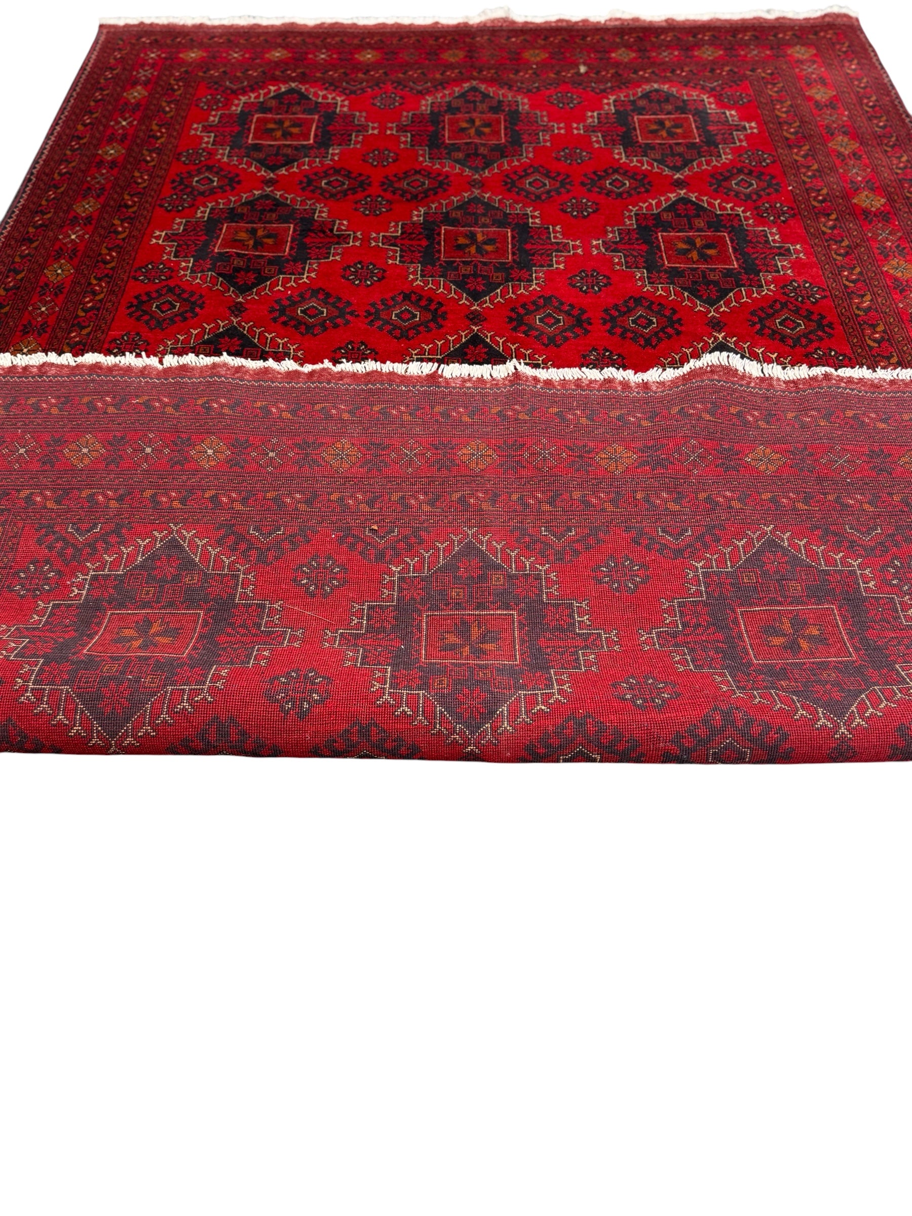 Handmade Afghan Traditional Khal Rug  300 CM x 200 CM Sk#2085