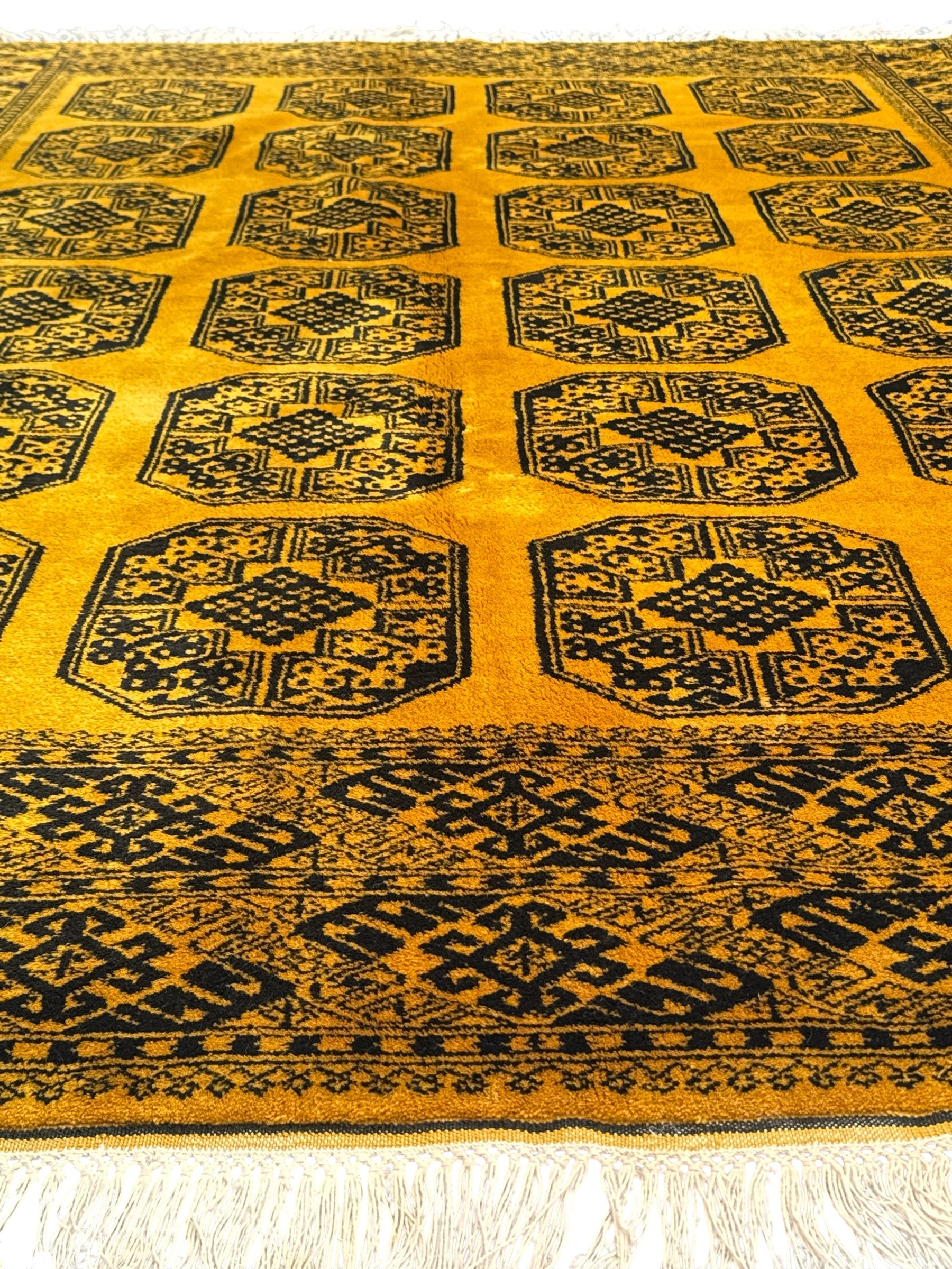 Hand Woven Traditional Afghan Vintage Wool Rug 230 CM x 155 CM Sk#235
