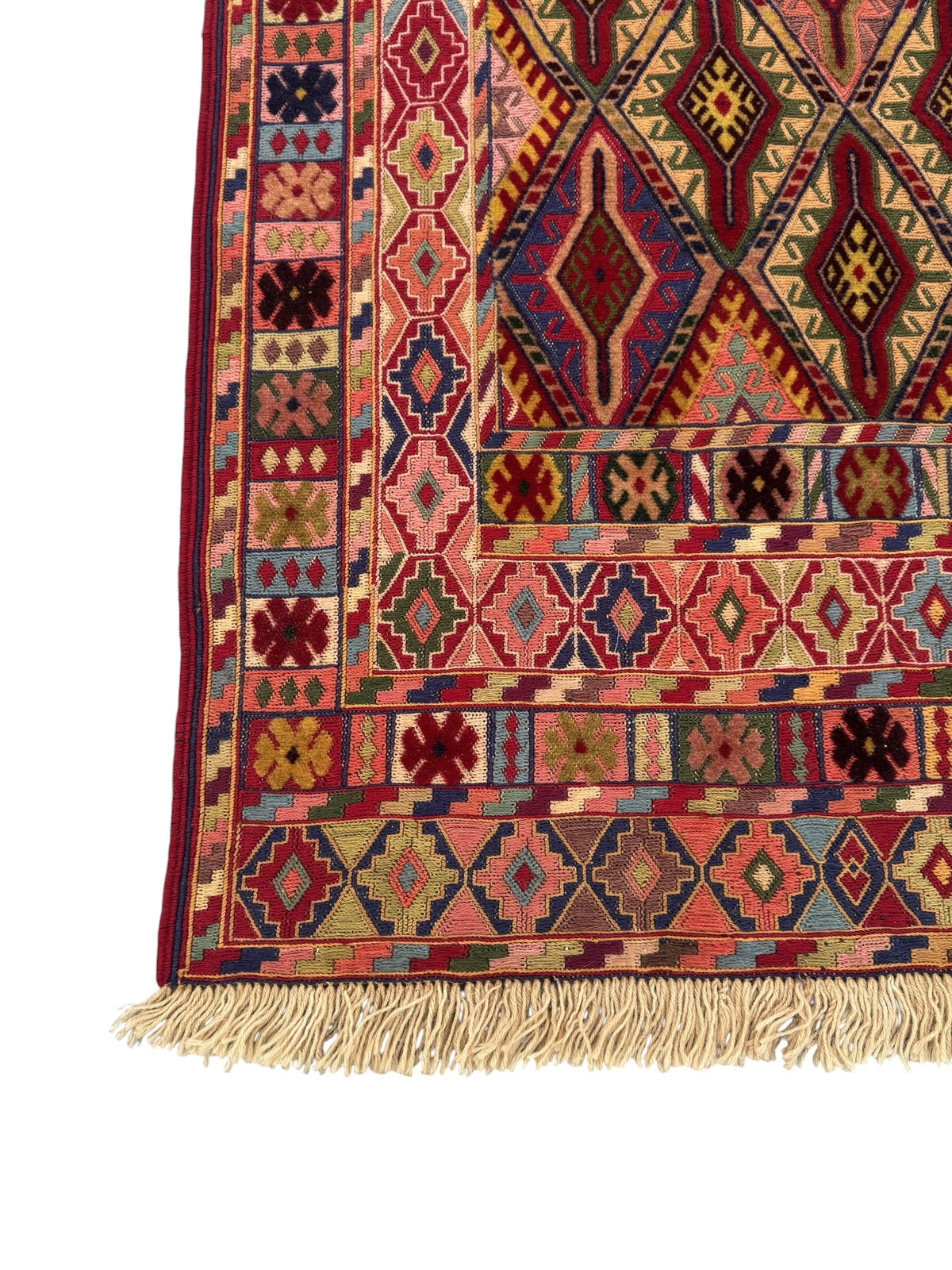 Handmade Fine Quality Meshwani Runner Rug 278 CM x 78 CM .