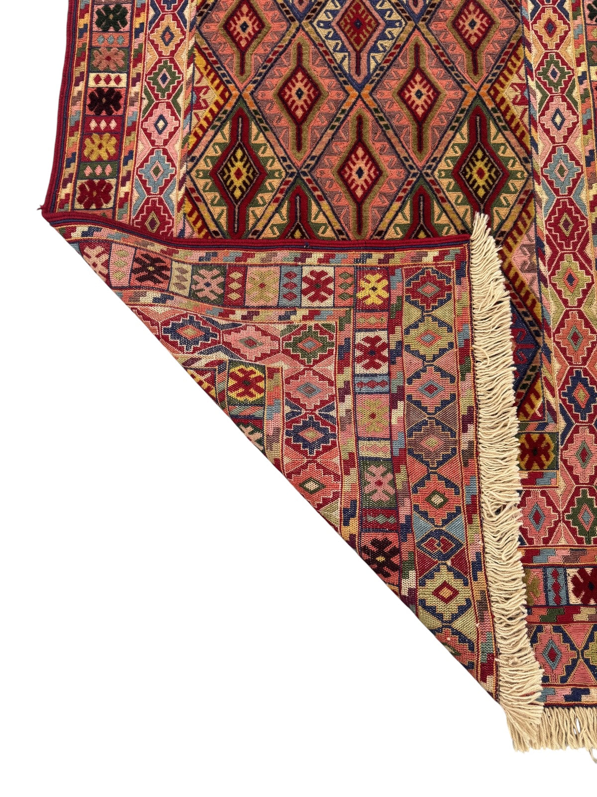 Handmade Fine Quality Meshwani Runner Rug 278 CM x 78 CM .