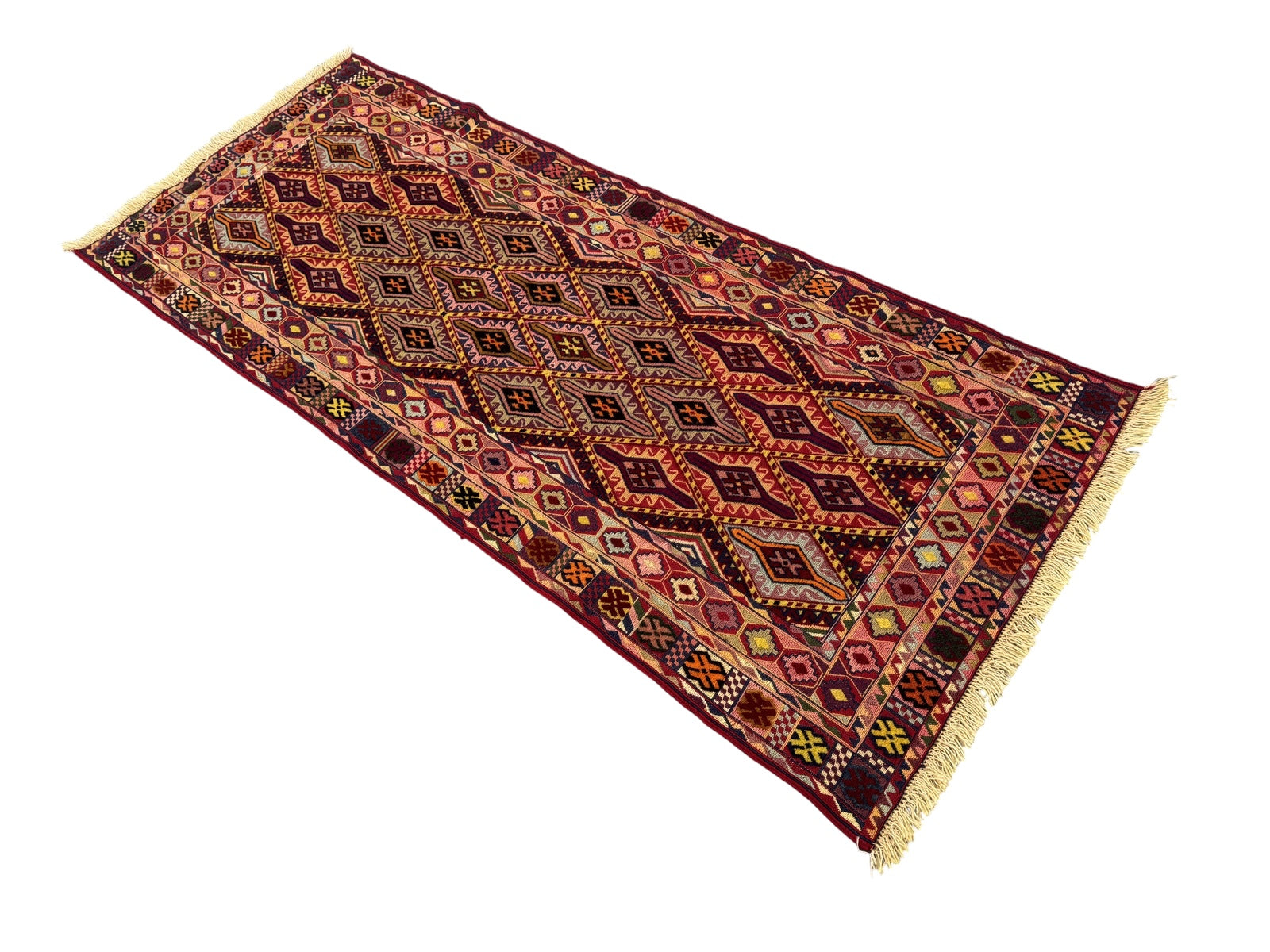 Handmade Fine Quality Meshwani Runner Rug 189 CM x 79 CM