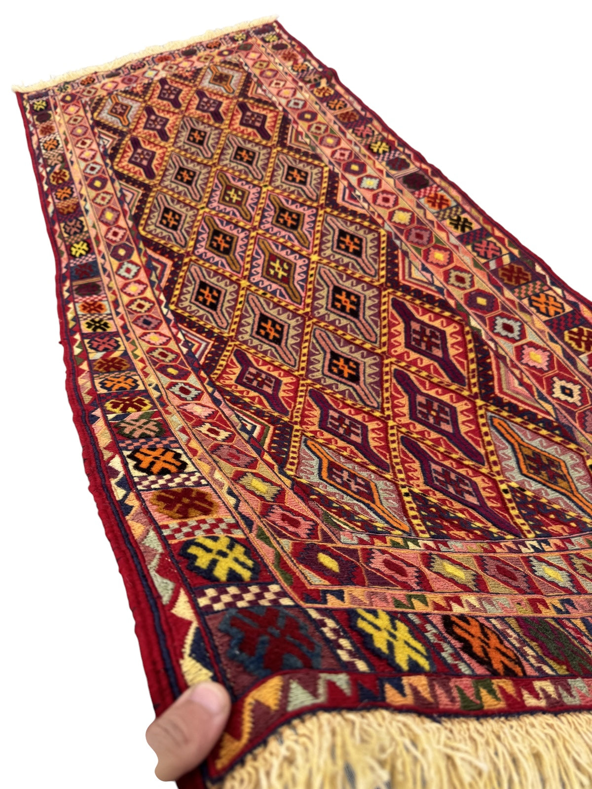 Handmade Fine Quality Meshwani Runner Rug 189 CM x 79 CM