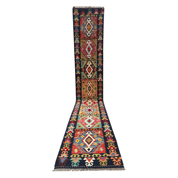 Handmade Afghan Long Kilim Hallway Runner Rug 492 cm x 82 cm KS# 3055