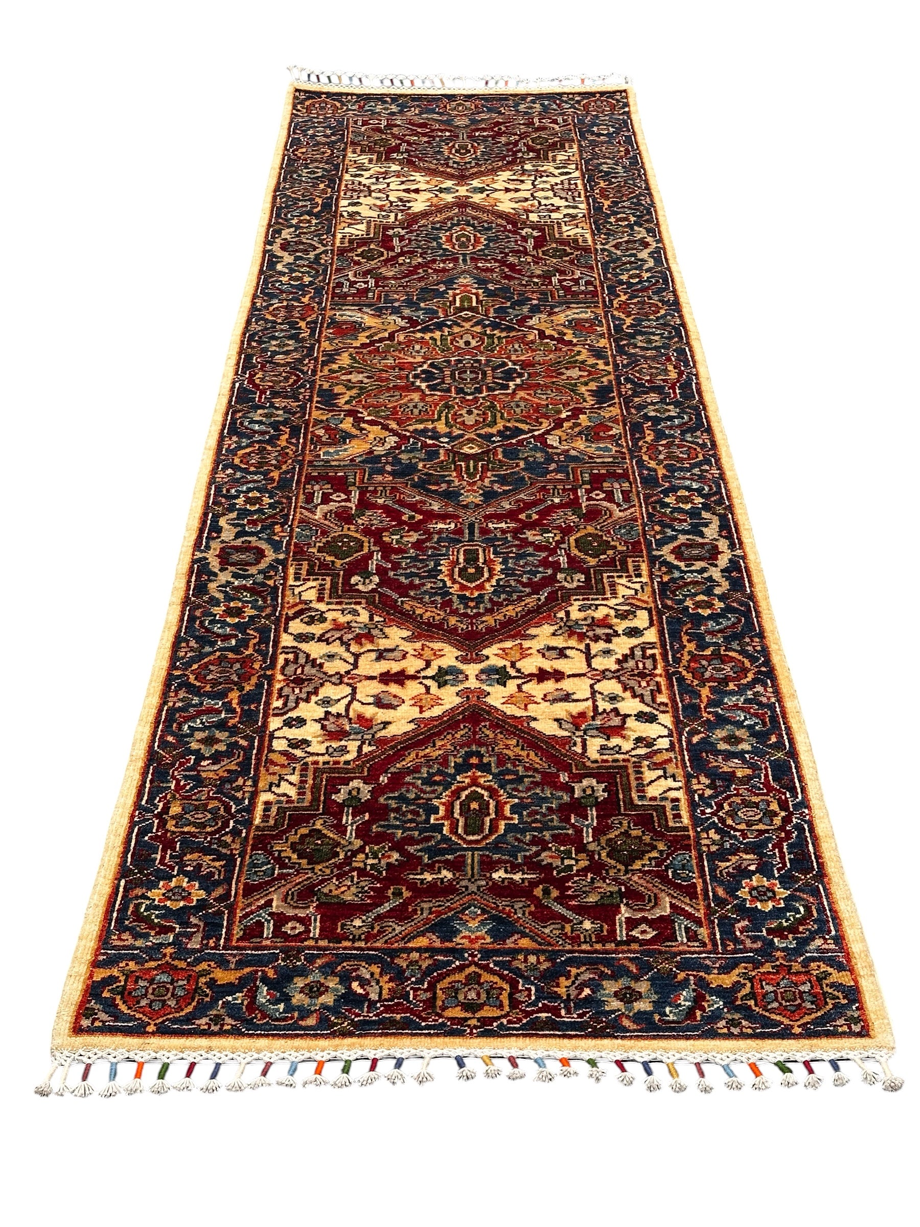 Handmade Afghan Chobi Hallway Runner Rug 300 CM x 85 CM KS#6005